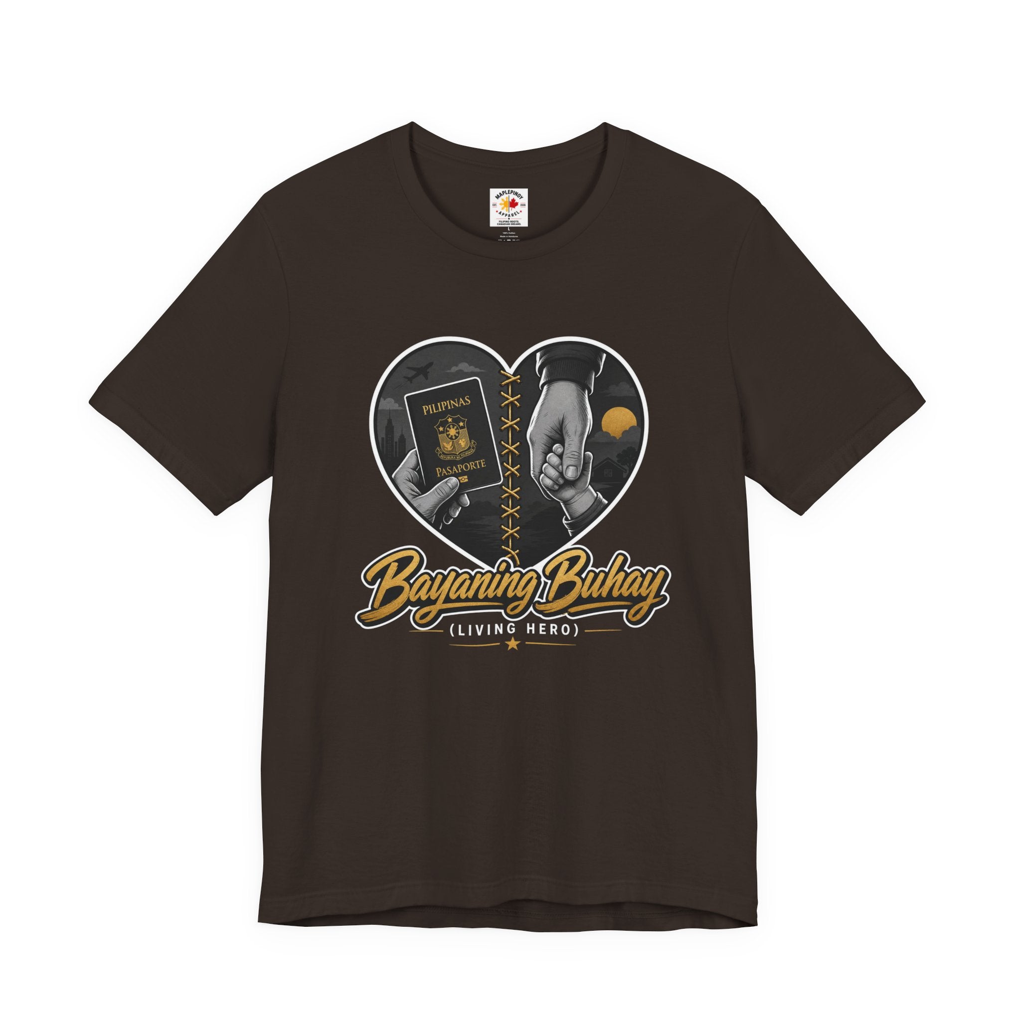 Bayaning Buhay Passport Graphic Tee — Filipino OFW Pride Shirt