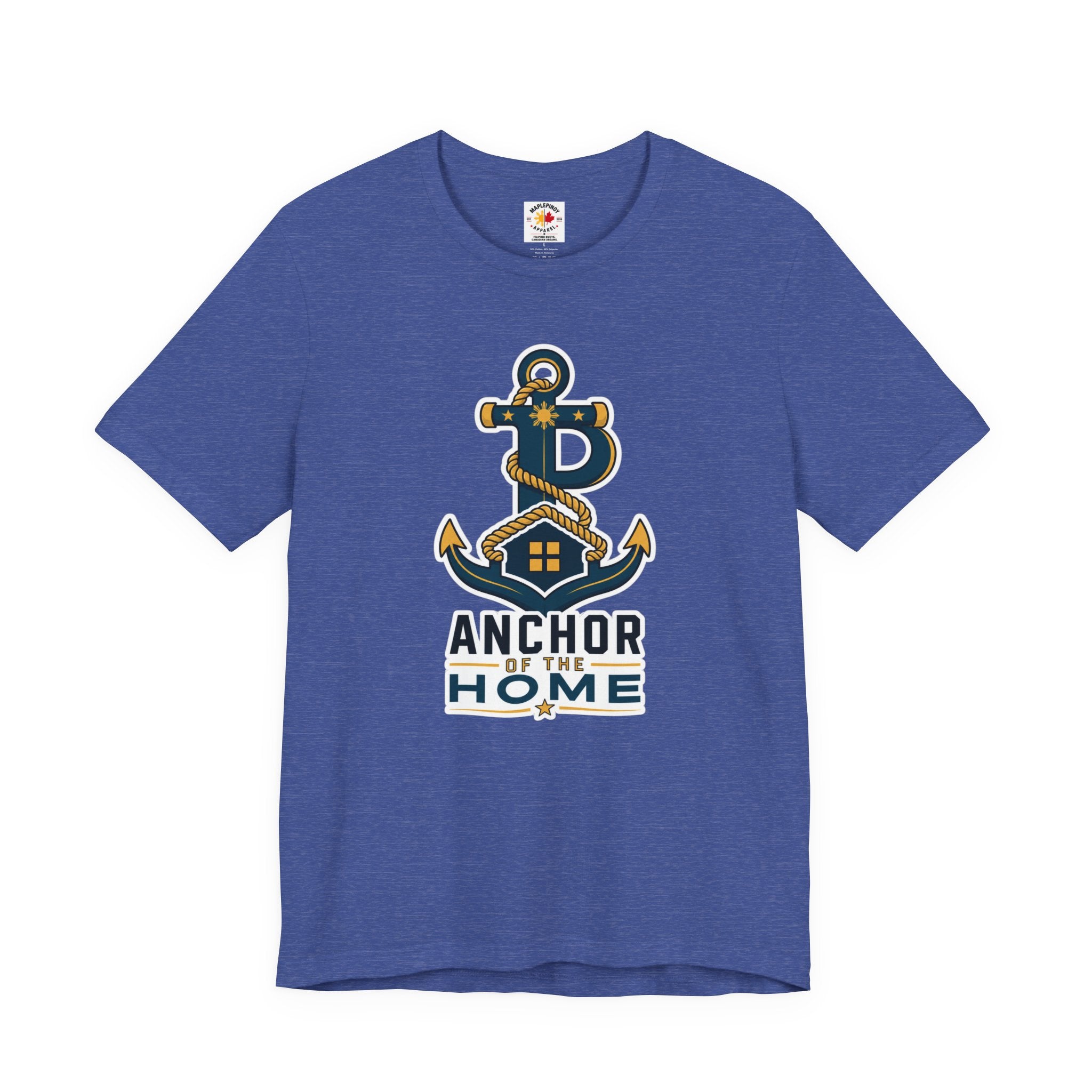 Anchor of the Home Filipino T-Shirt — Anchor, Rope & Home Design for OFWs, Dads & Seafarers