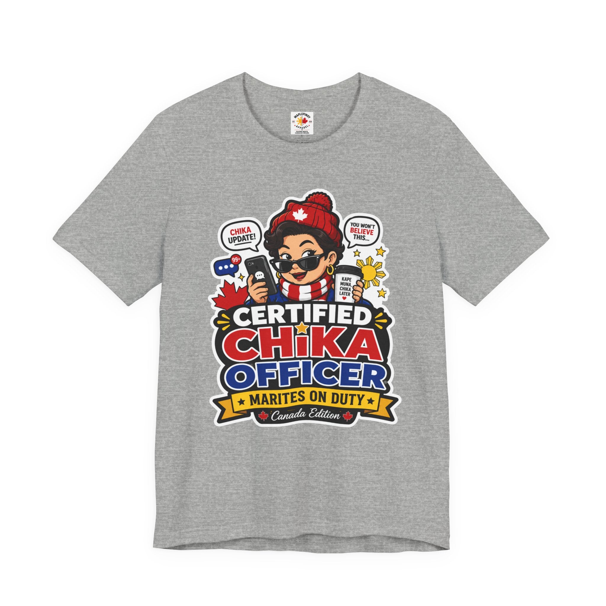 Certified Chika Officer — Funny Filipino Pride Tee