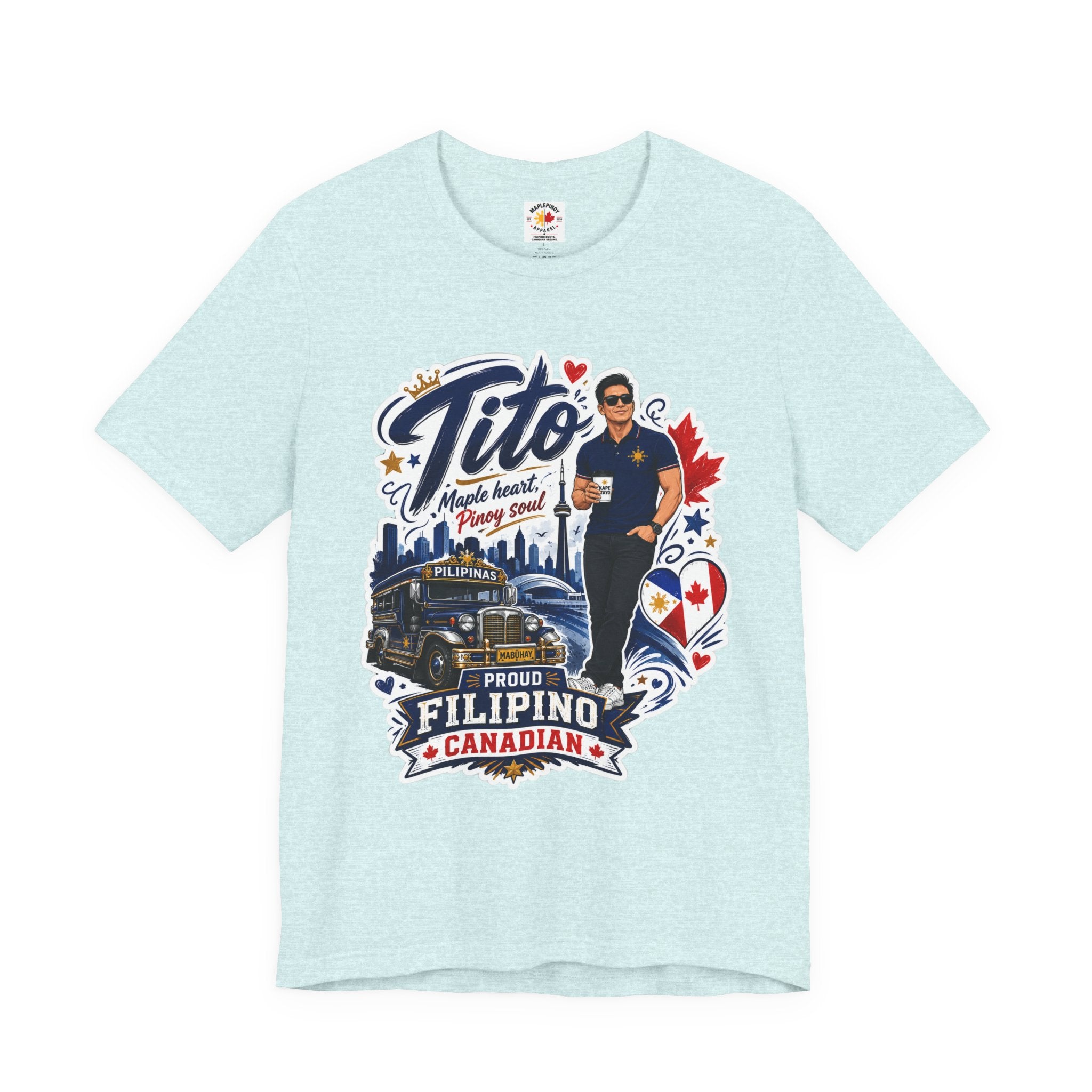 Tito Proud Filipino Canadian T-Shirt – Maple Heart Pinoy Soul Tee