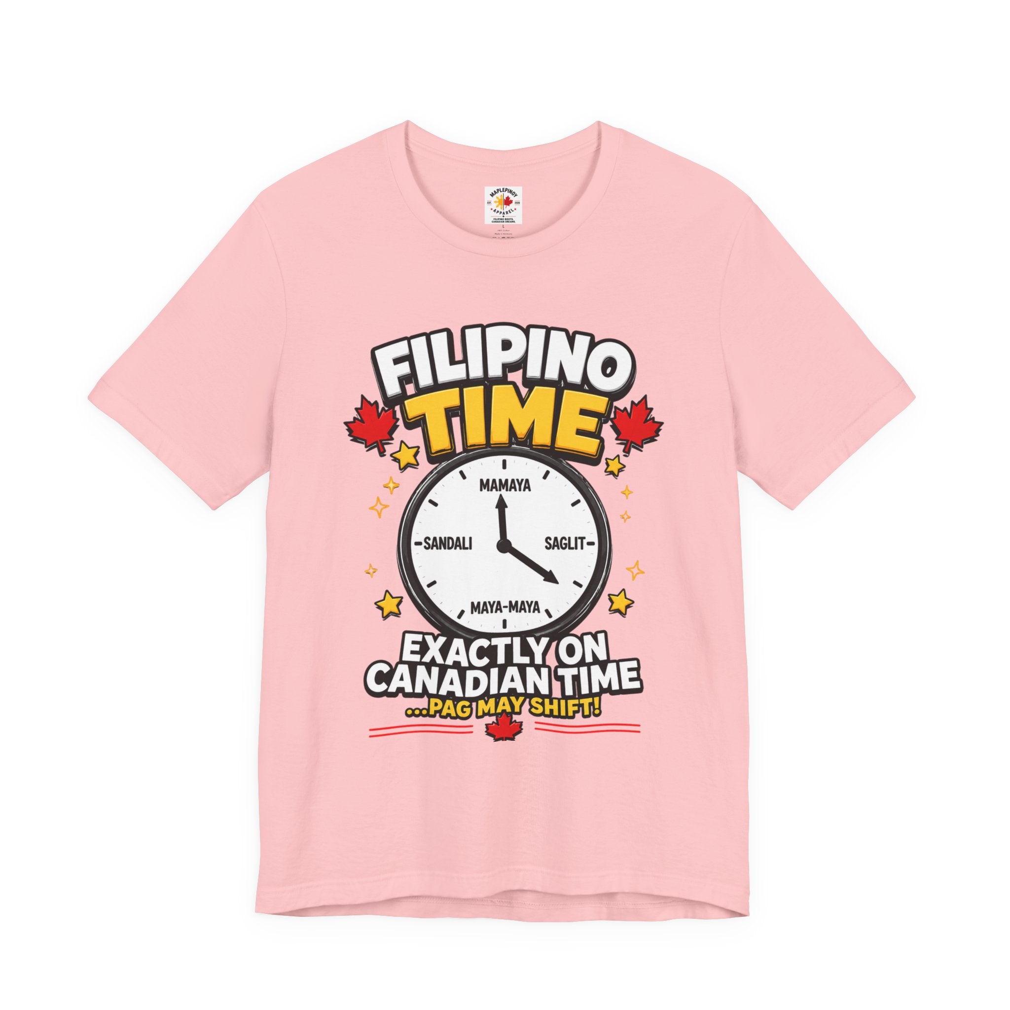 Filipino Time — Funny Pinoy Canadian Clock Tee