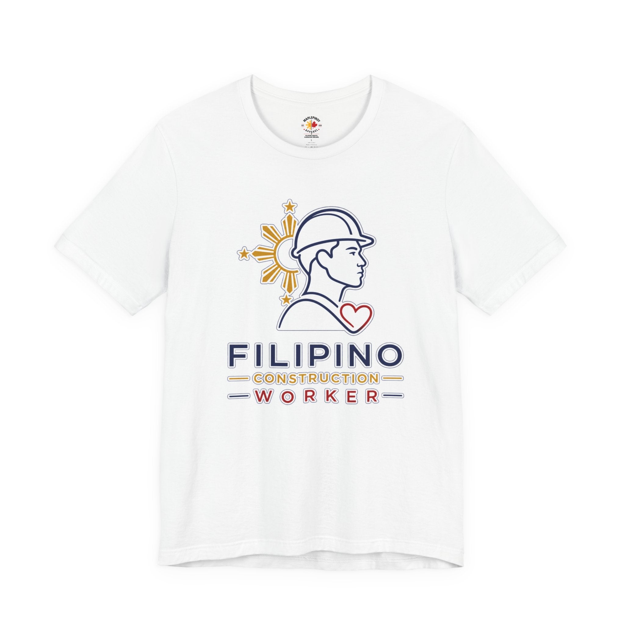 Kayod Para sa Pamilya — Filipino Construction Worker Pride Tee