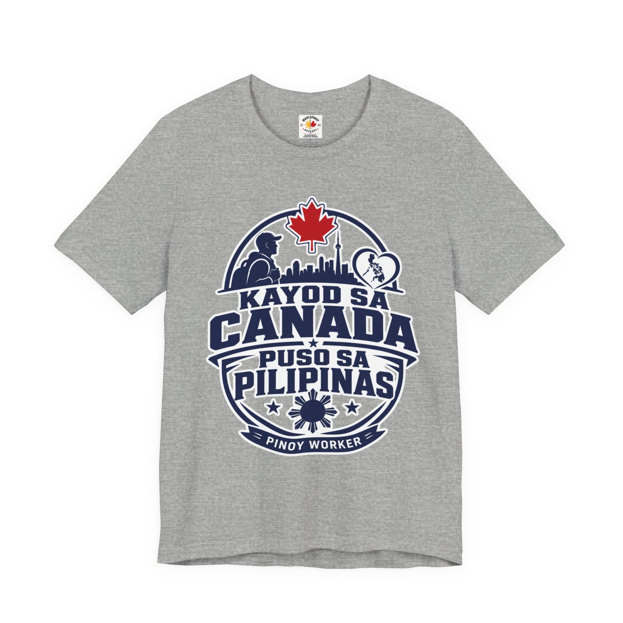 Kayod sa Canada, Puso sa Pilipinas — Filipino OFW Tee