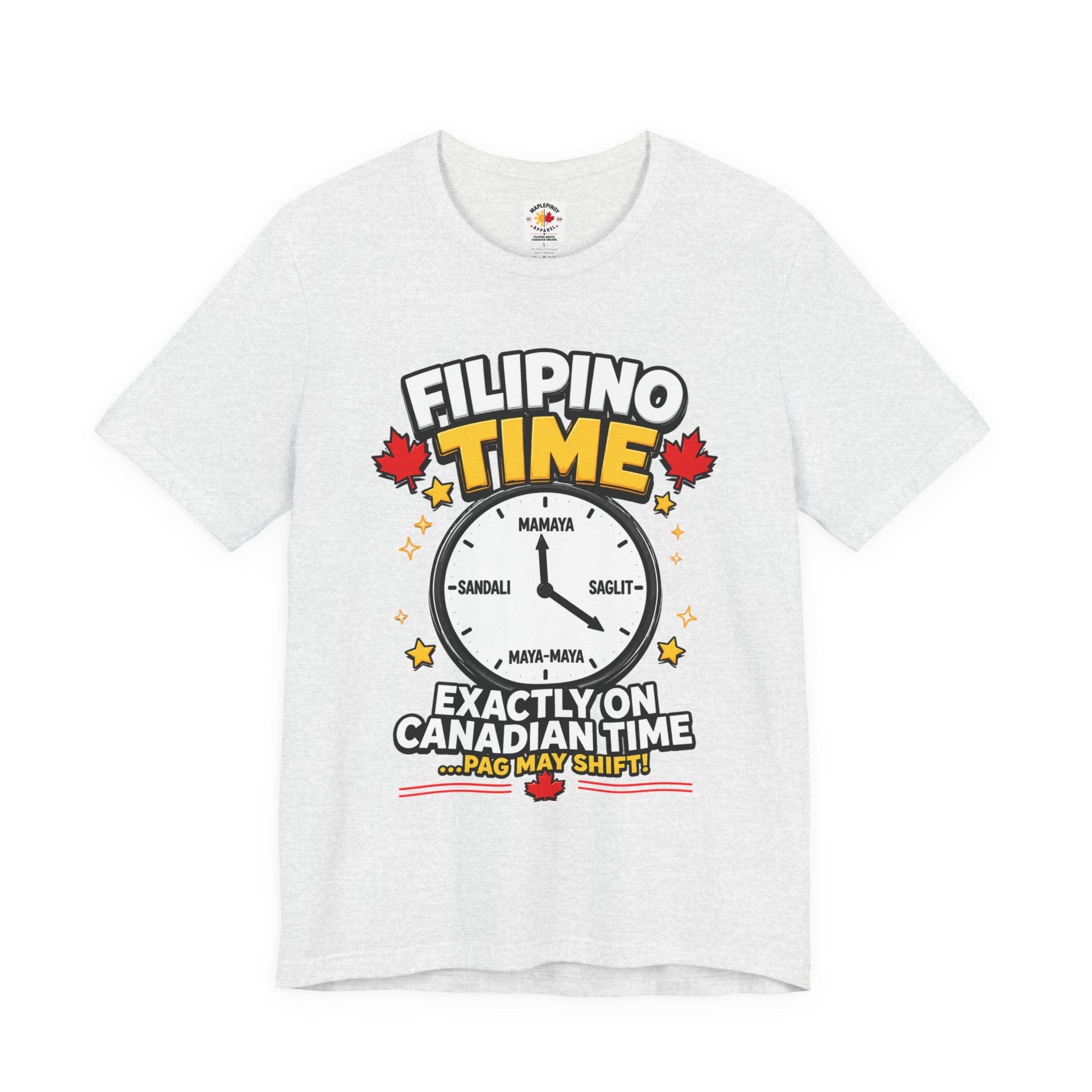 Filipino Time — Funny Pinoy Canadian Clock Tee