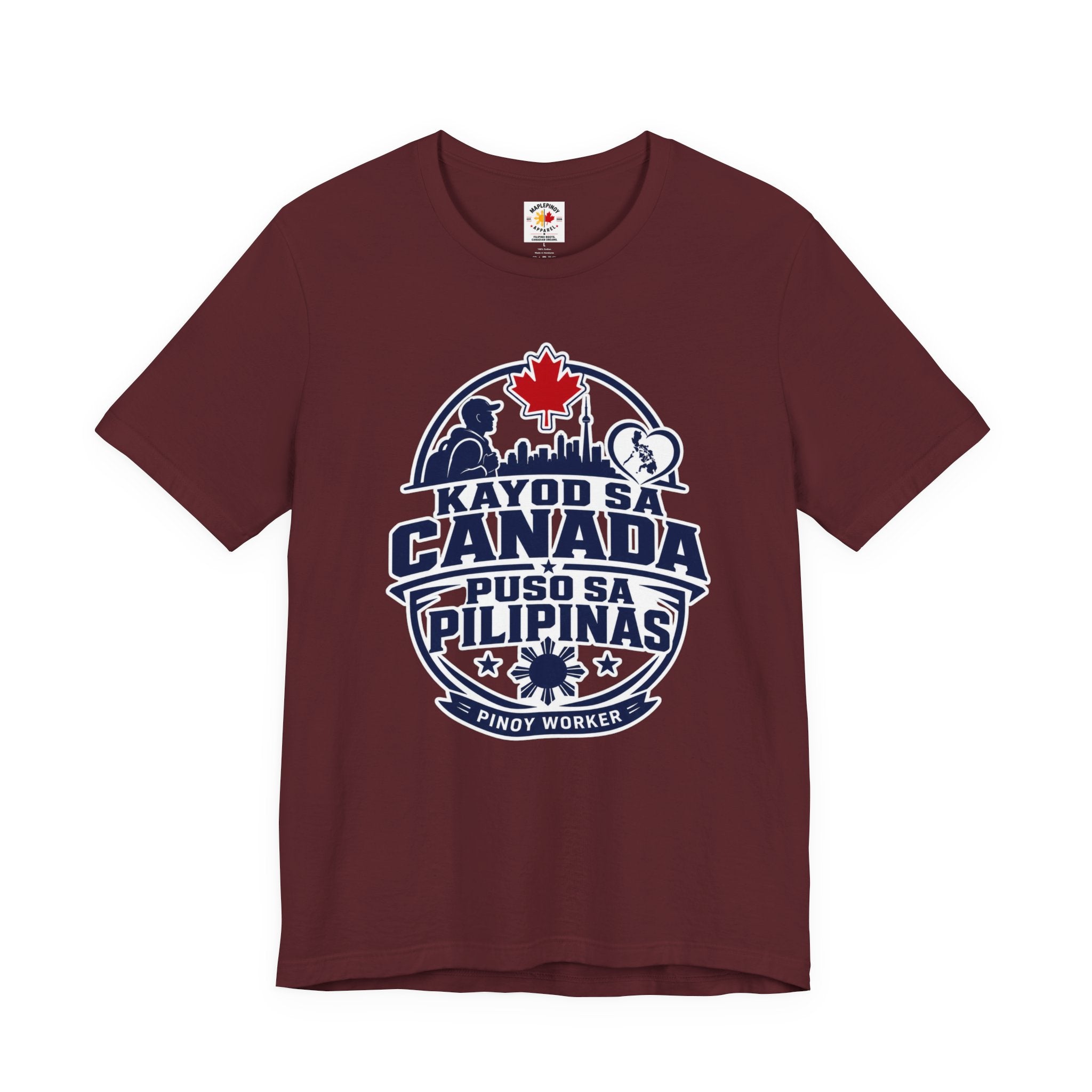 Kayod sa Canada, Puso sa Pilipinas — Filipino OFW Tee