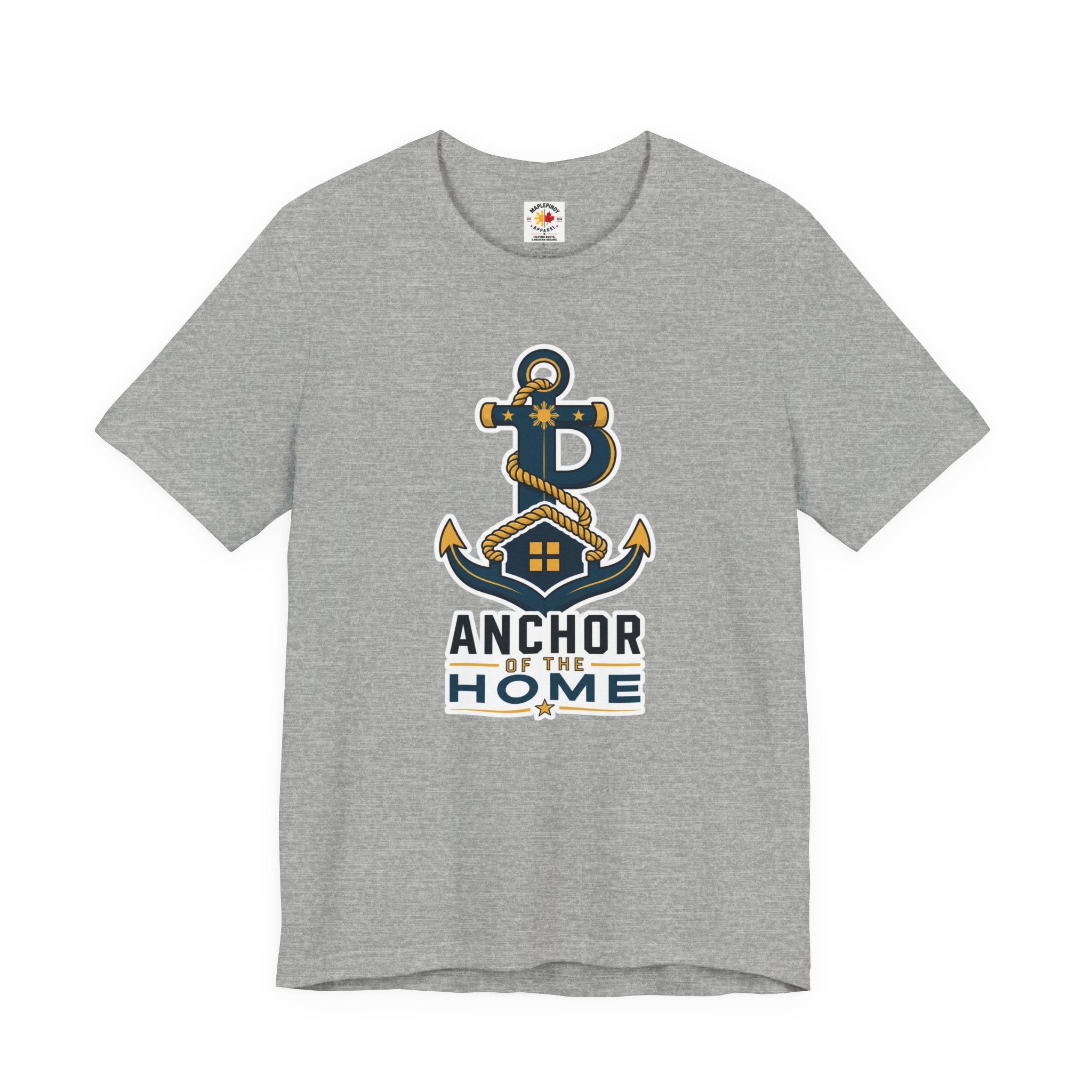 Anchor of the Home Filipino T-Shirt — Anchor, Rope & Home Design for OFWs, Dads & Seafarers