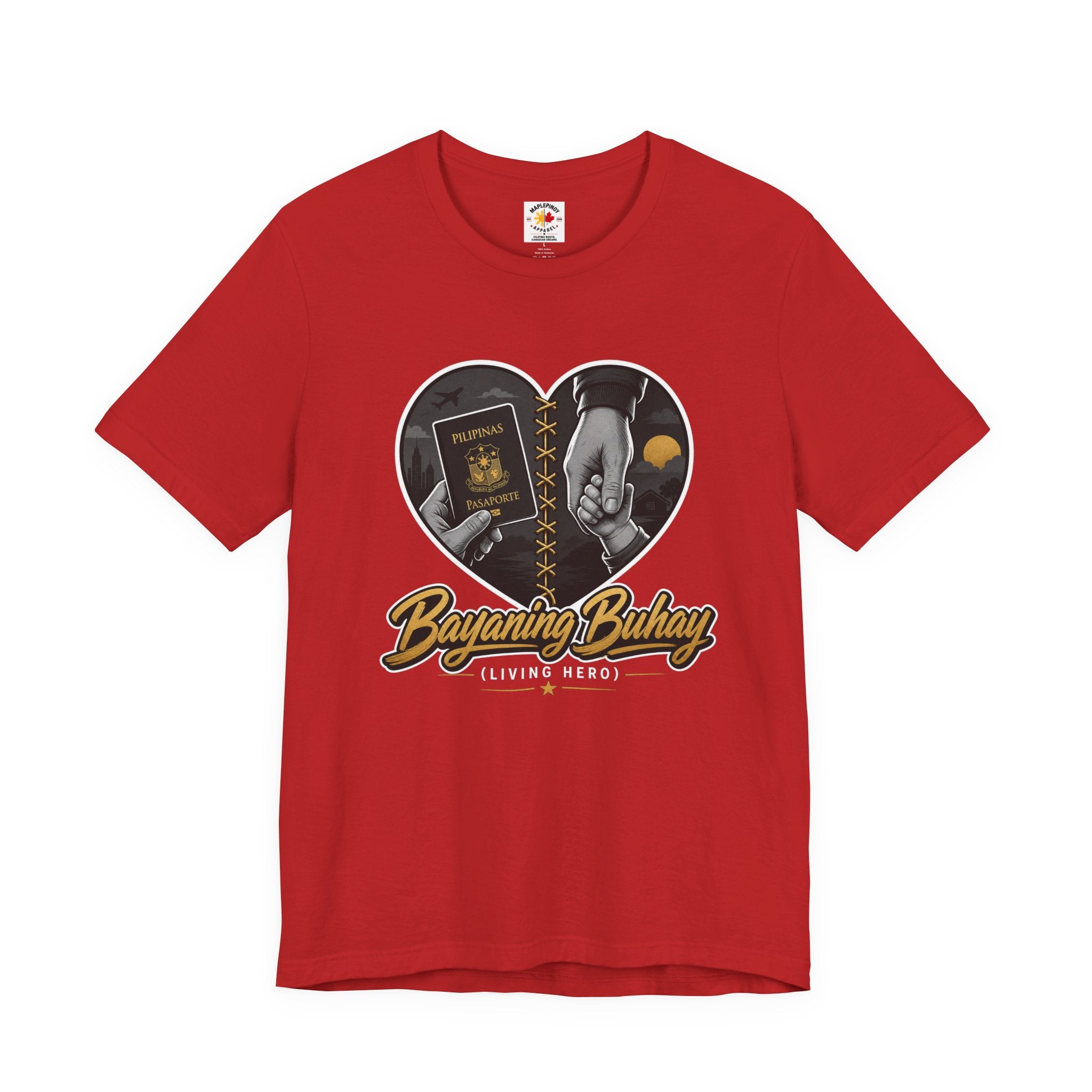 Bayaning Buhay Passport Graphic Tee — Filipino OFW Pride Shirt