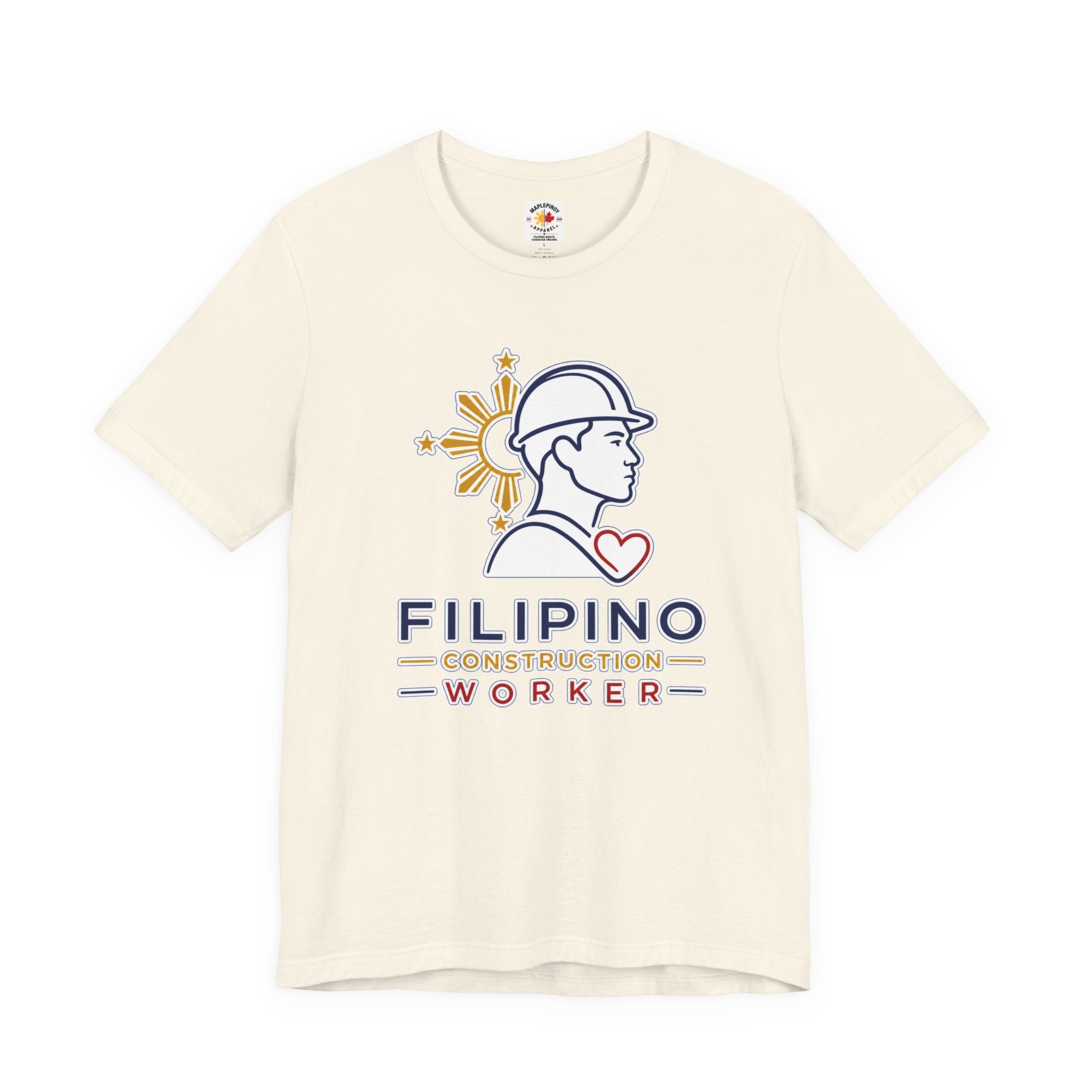 Kayod Para sa Pamilya — Filipino Construction Worker Pride Tee
