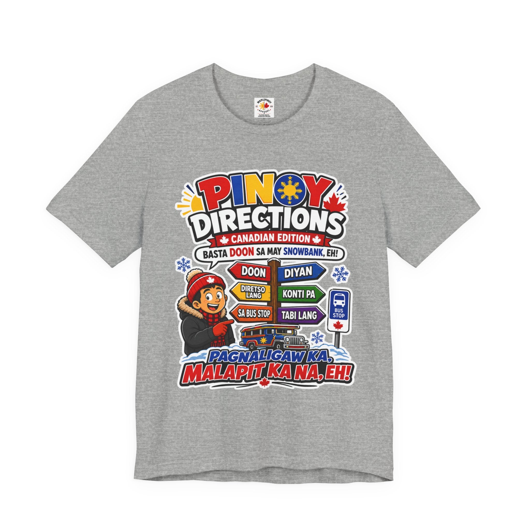Pinoy Directions: Canadian Edition — Funny Filipino Tee