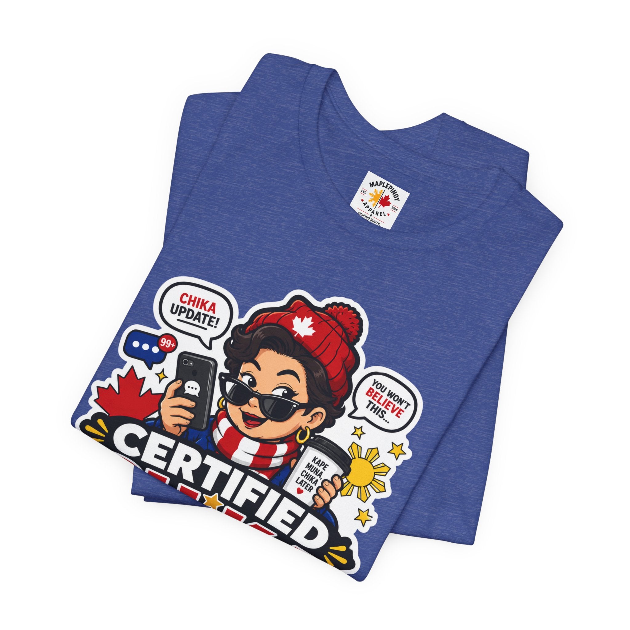 Certified Chika Officer — Funny Filipino Pride Tee