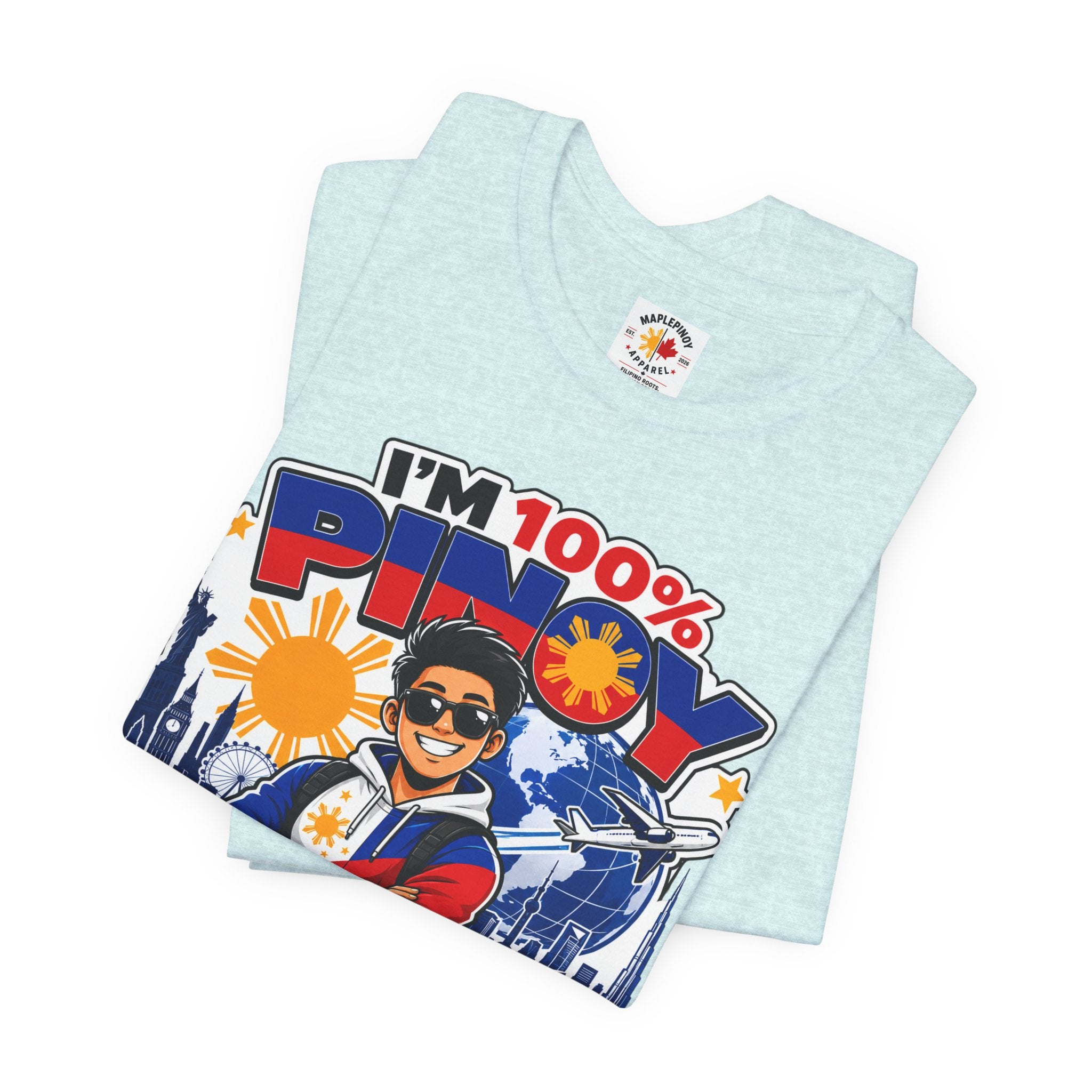 100% Pinoy, Living Abroad — Filipino Pride Tee