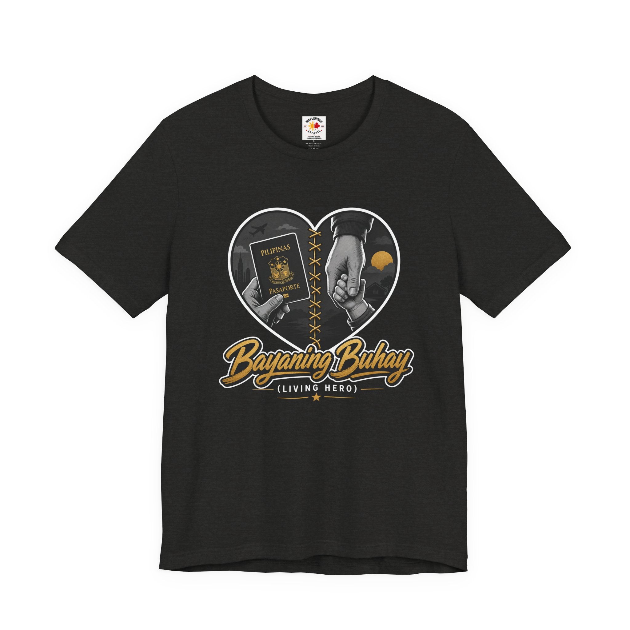 Bayaning Buhay Passport Graphic Tee — Filipino OFW Pride Shirt