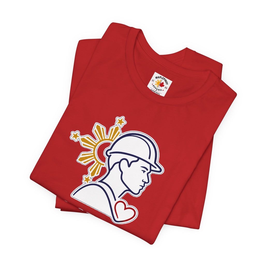 Kayod Para sa Pamilya — Filipino Construction Worker Pride Tee