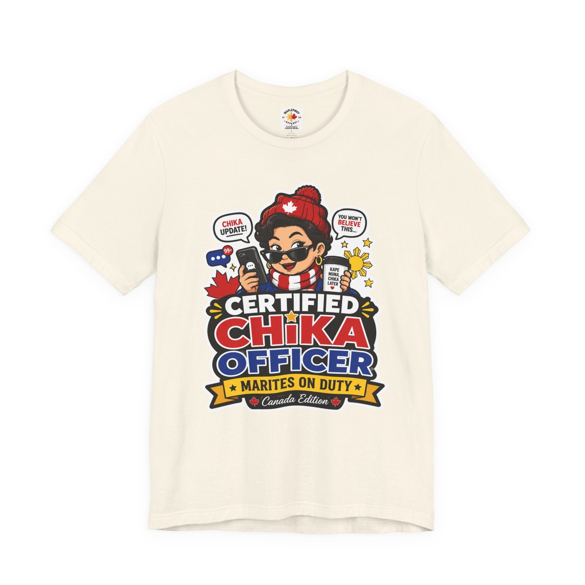 Certified Chika Officer — Funny Filipino Pride Tee