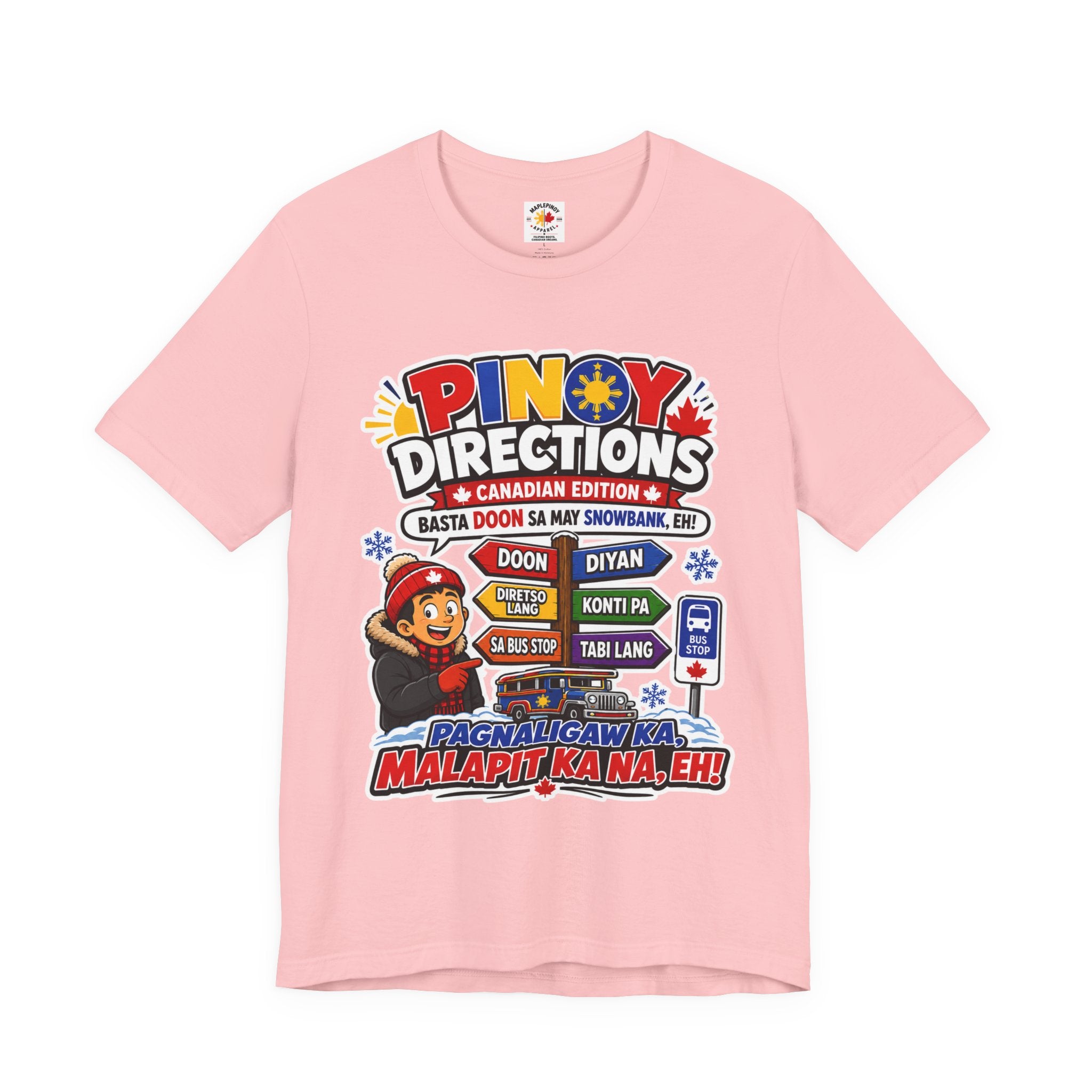 Pinoy Directions: Canadian Edition — Funny Filipino Tee