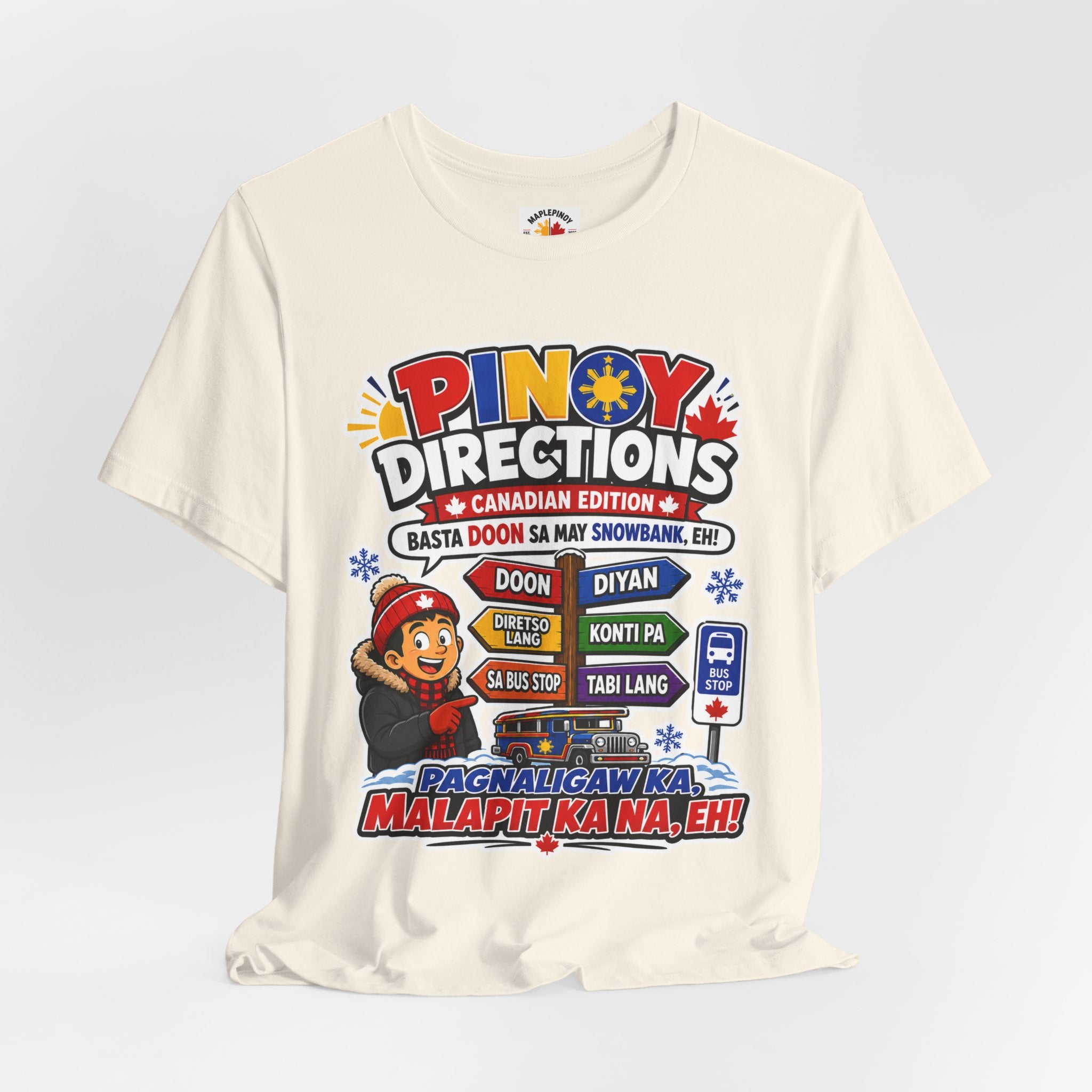 Pinoy Directions: Canadian Edition — Funny Filipino Tee