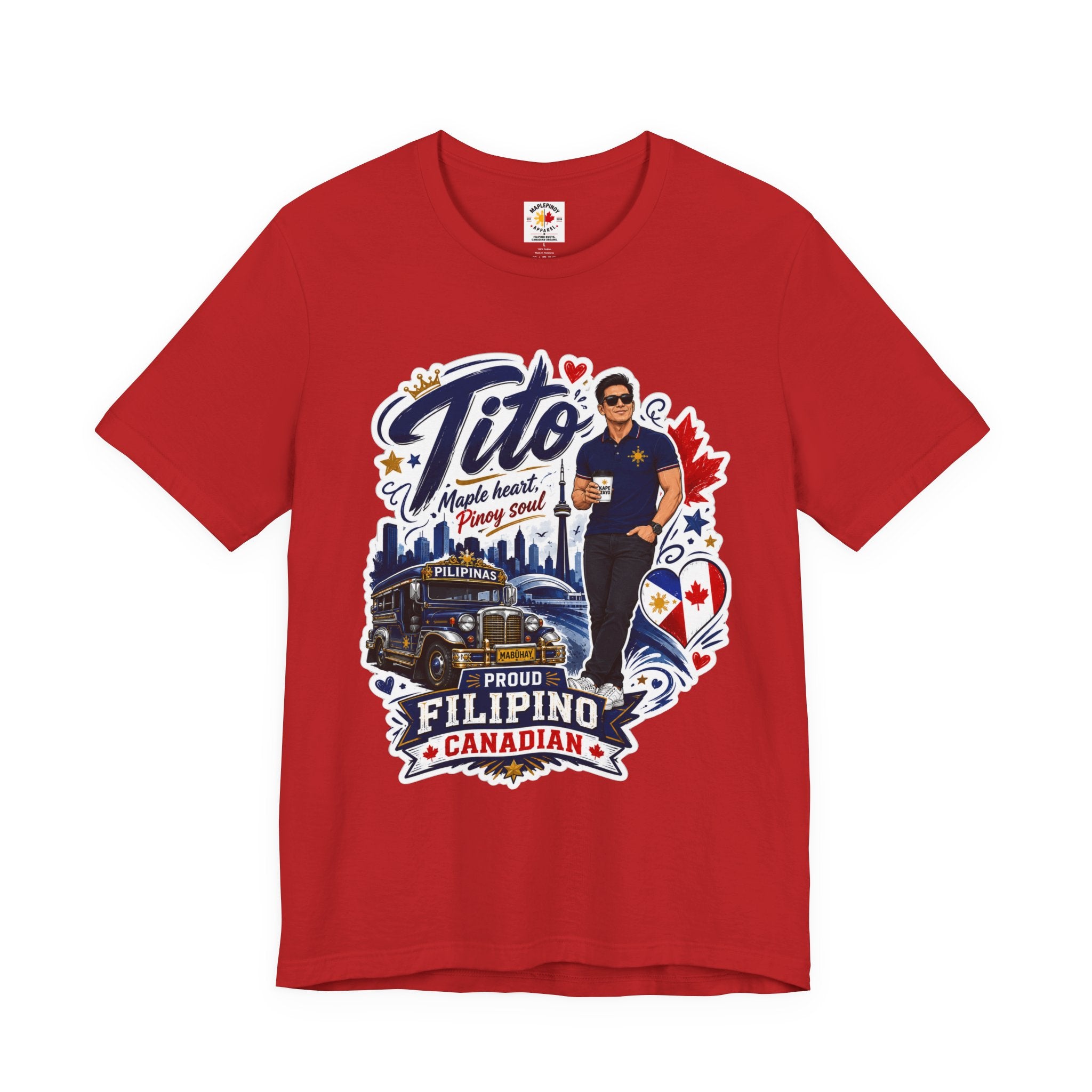 Tito Proud Filipino Canadian T-Shirt – Maple Heart Pinoy Soul Tee