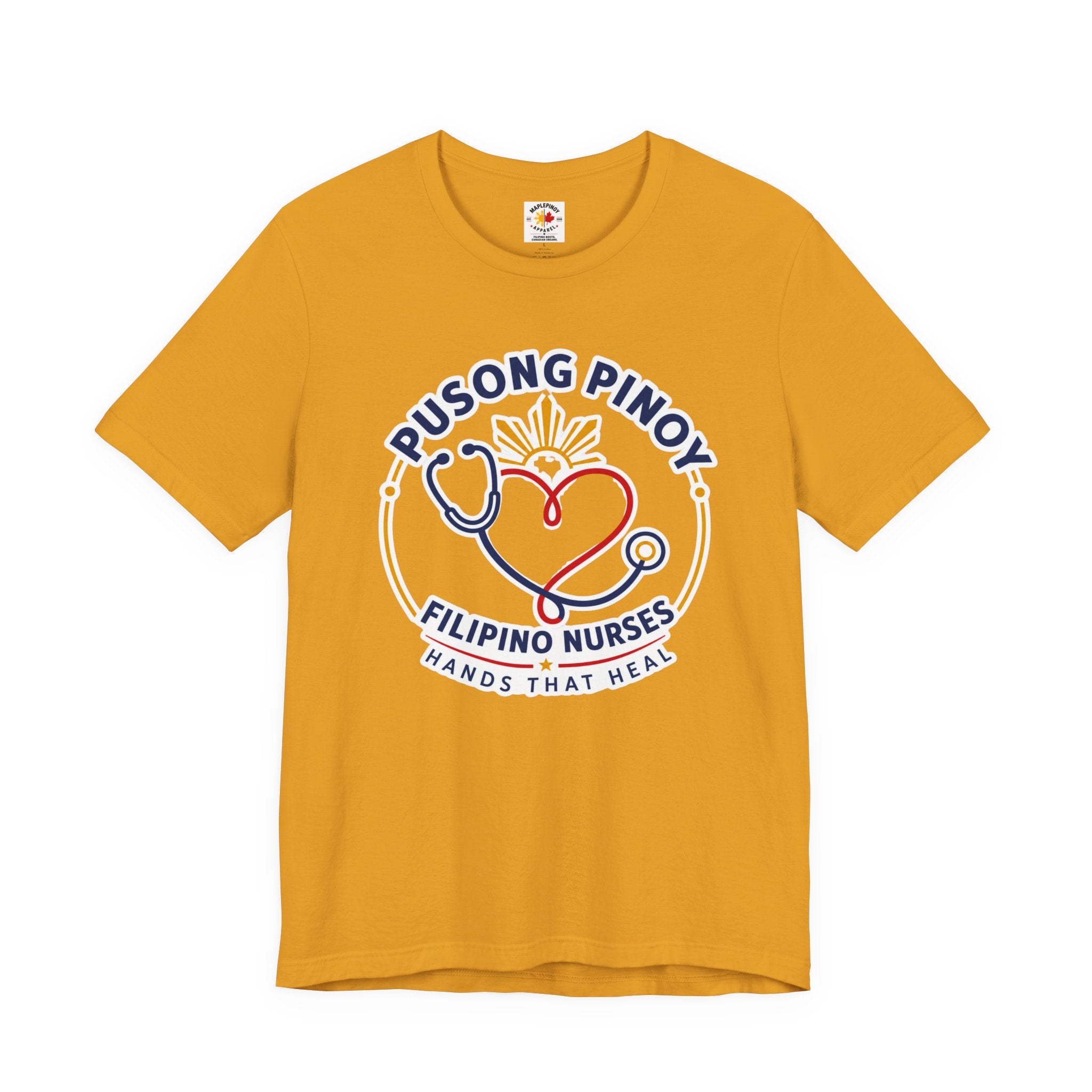 Pusong Pinoy, Hands That Heal — Filipino Nurse Pride Shirt