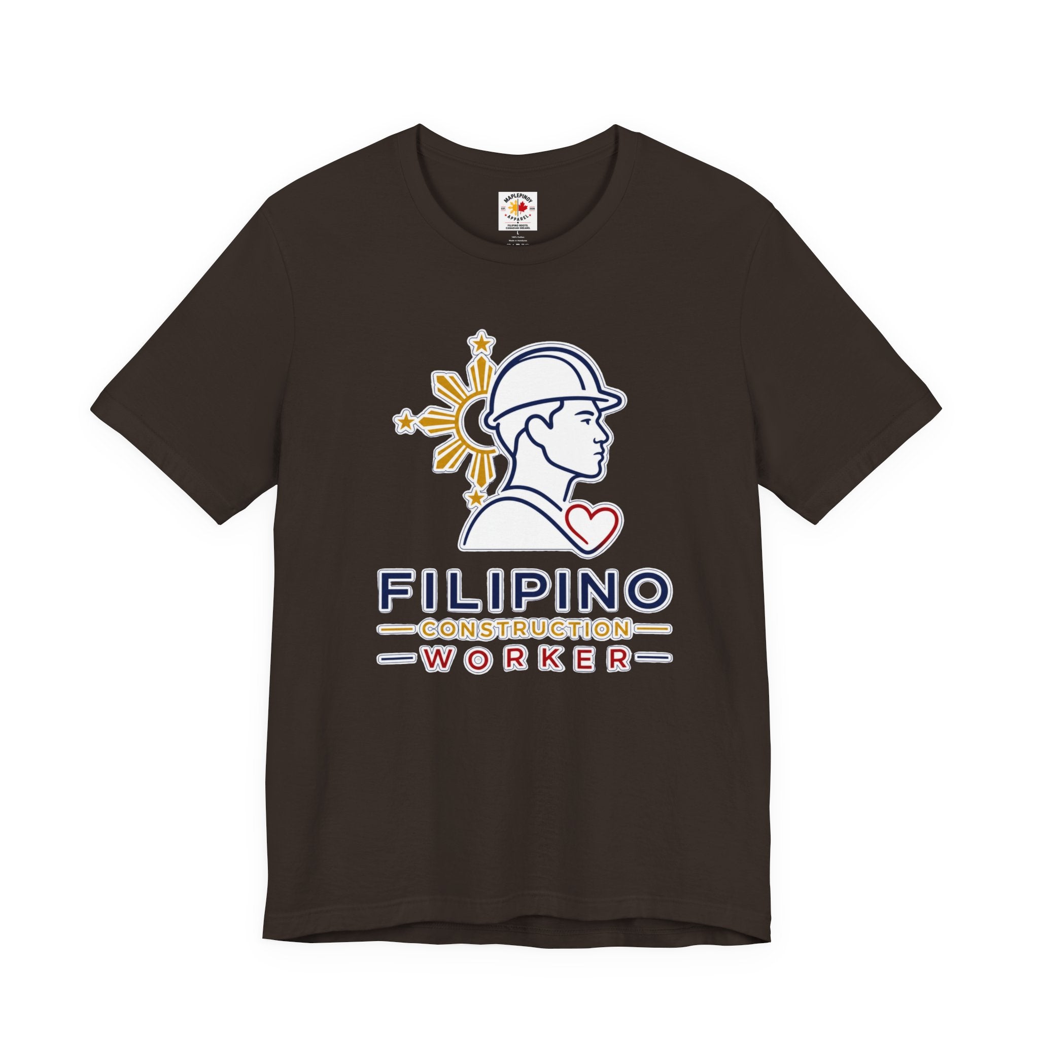 Kayod Para sa Pamilya — Filipino Construction Worker Pride Tee