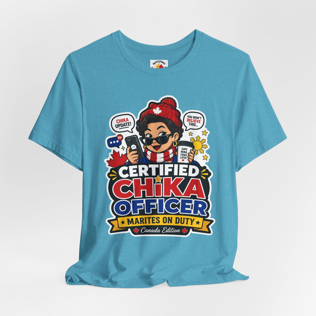 Certified Chika Officer — Funny Filipino Pride Tee