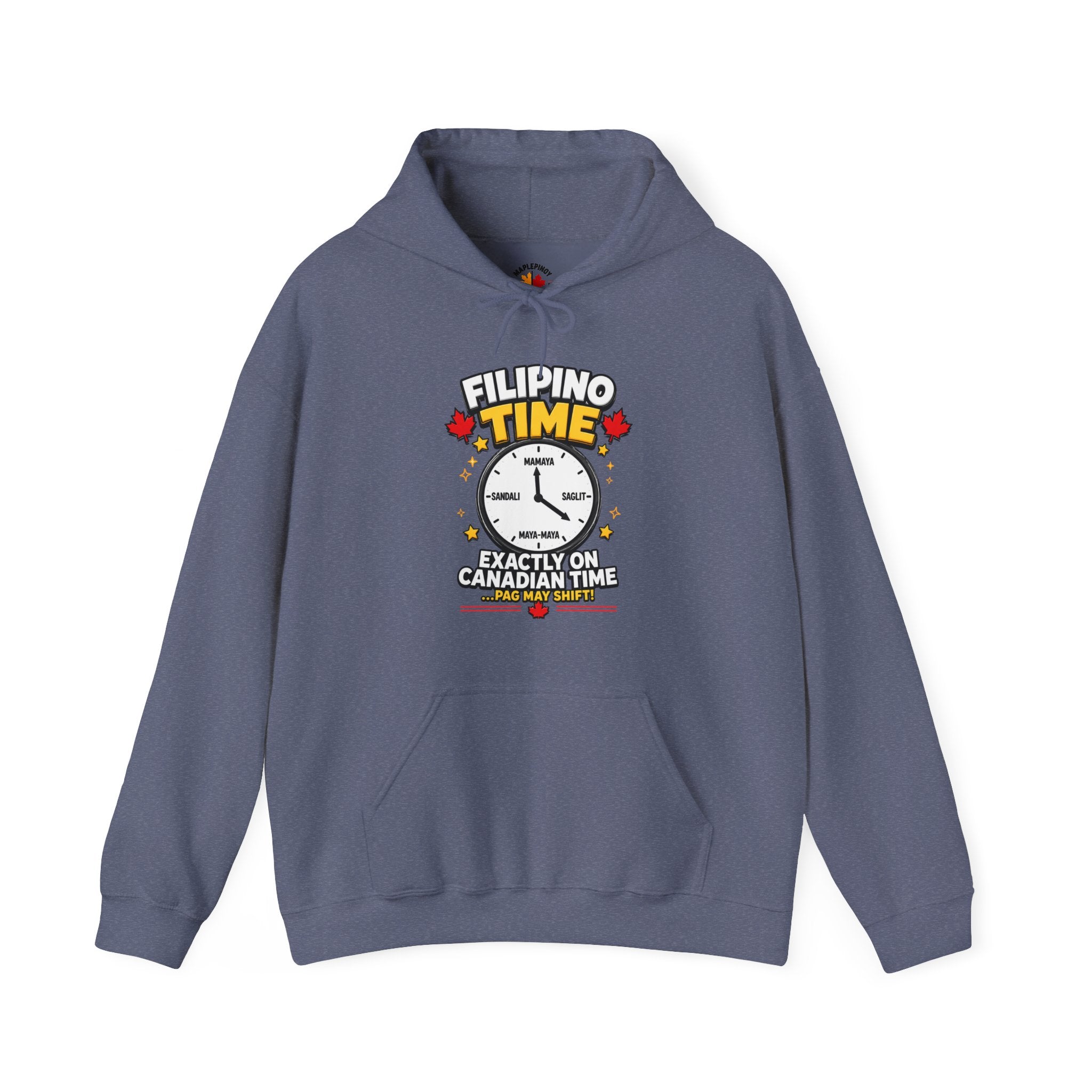 Filipino Time — Funny Pinoy Canadian Graphic Hoodie