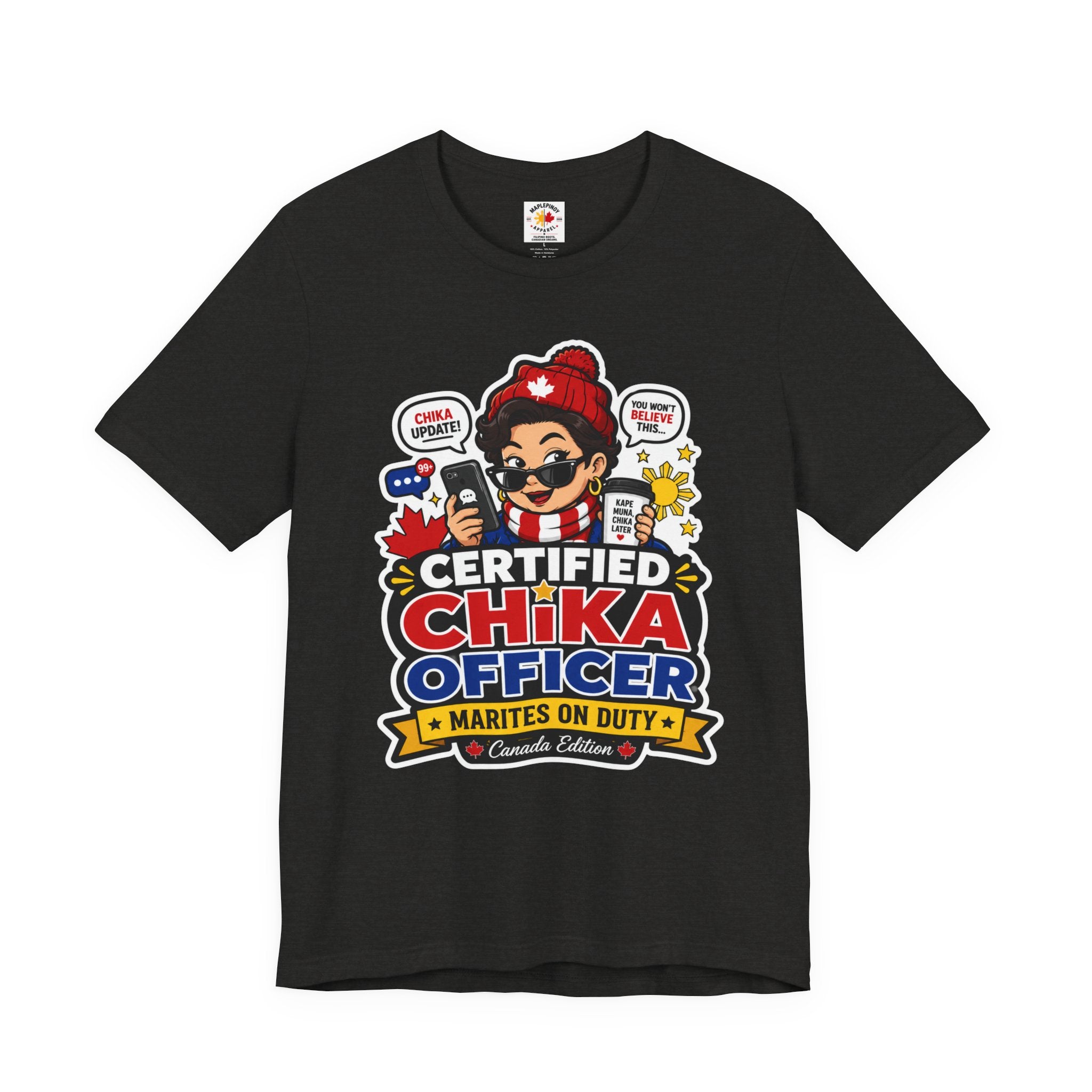 Certified Chika Officer — Funny Filipino Pride Tee