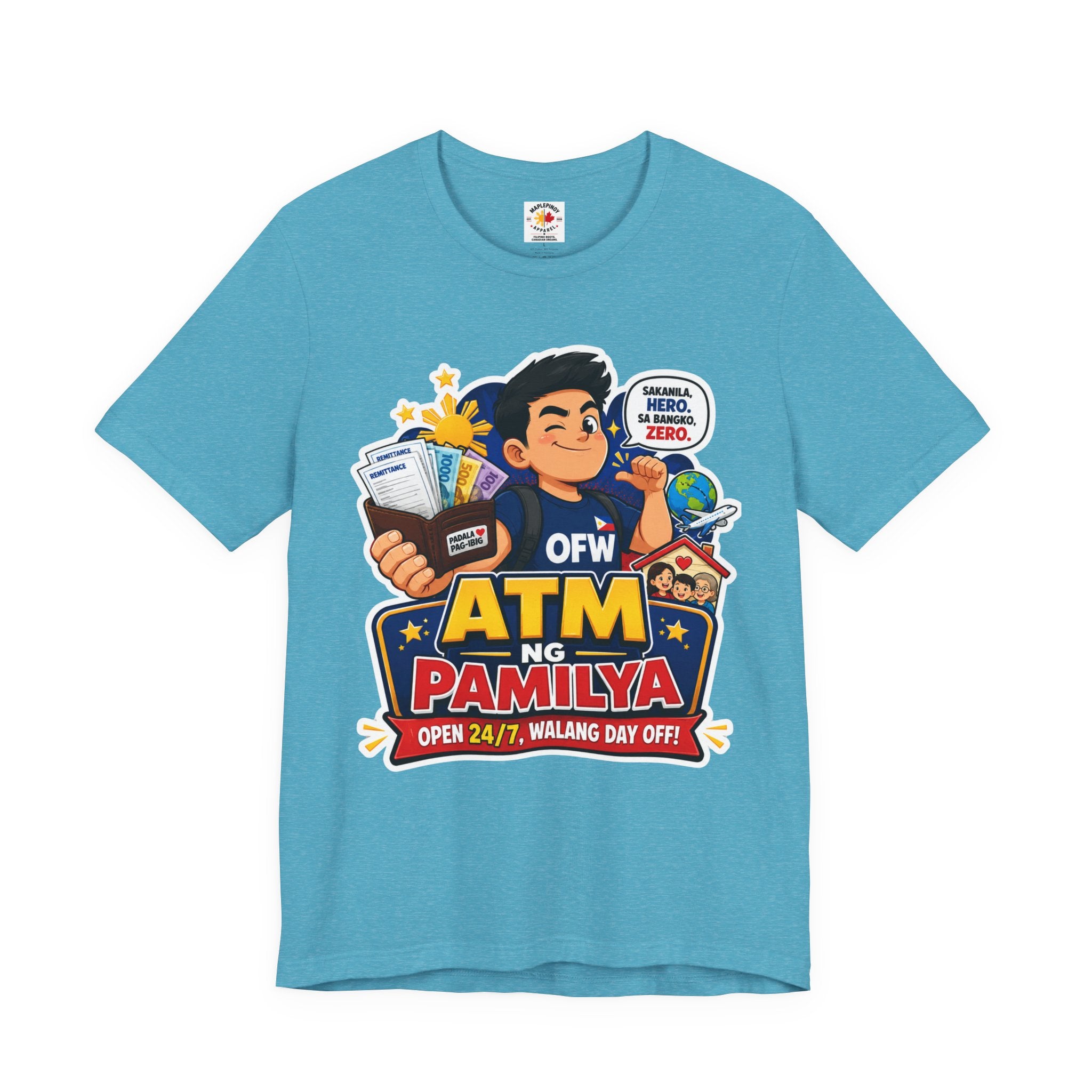 Funny OFW T-Shirt – ATM ng Pamilya Filipino Overseas Worker Shirt