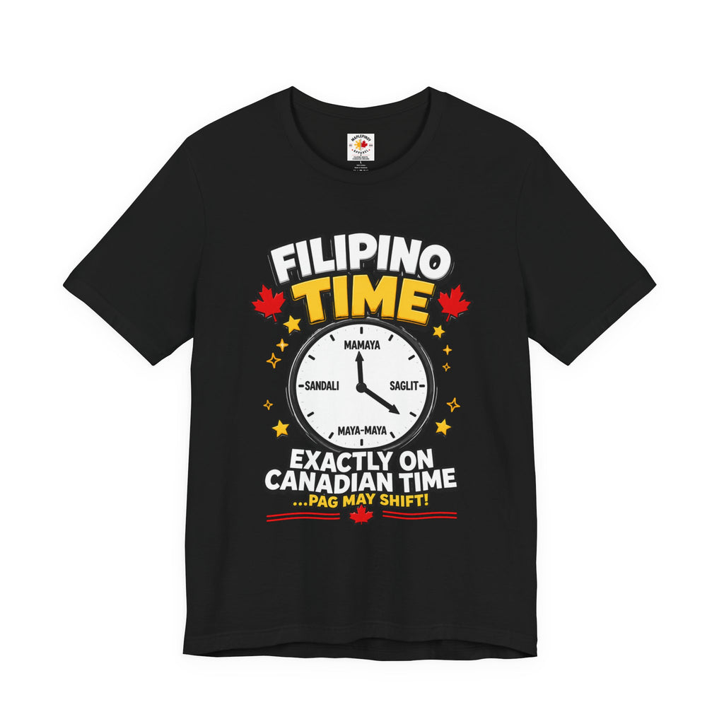 Filipino Time — Funny Pinoy Canadian Clock Tee