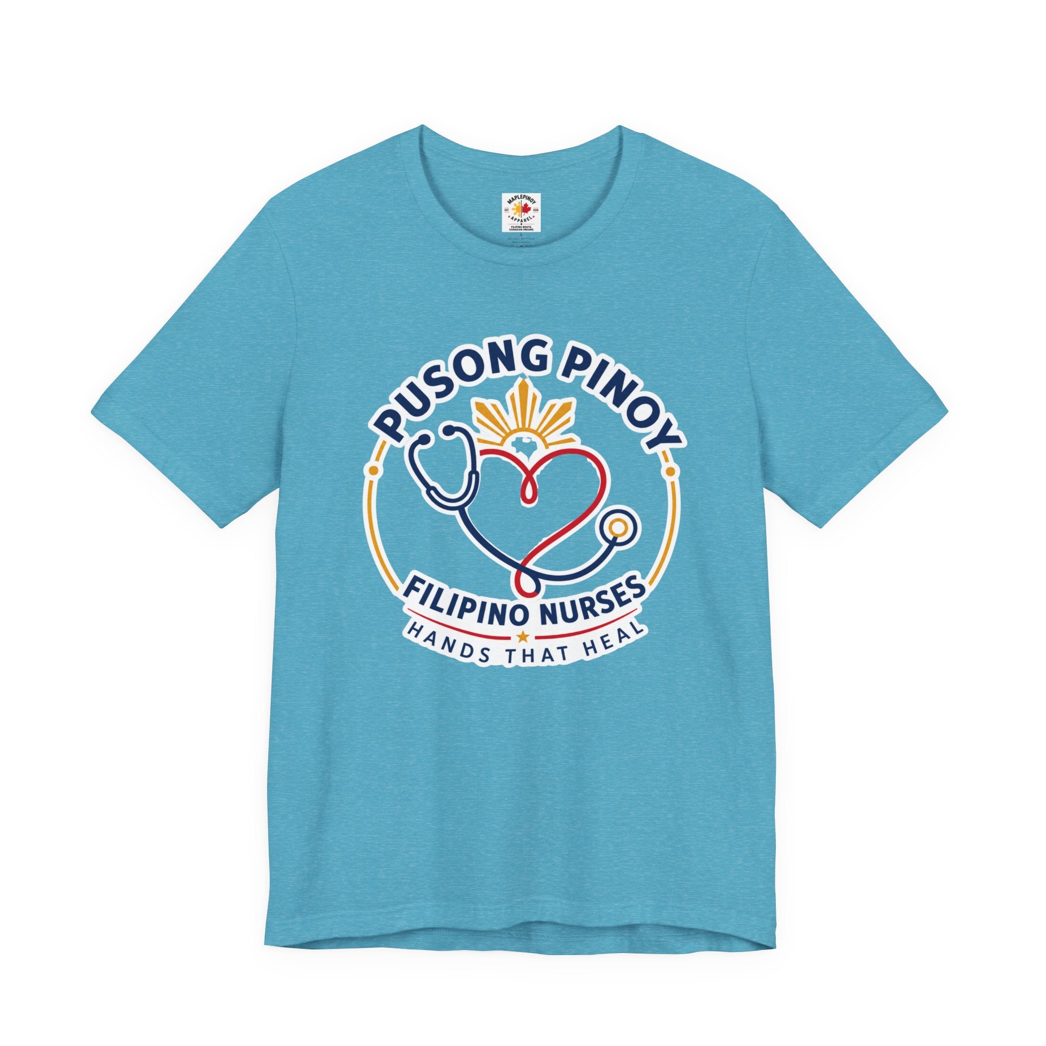 Pusong Pinoy, Hands That Heal — Filipino Nurse Pride Shirt