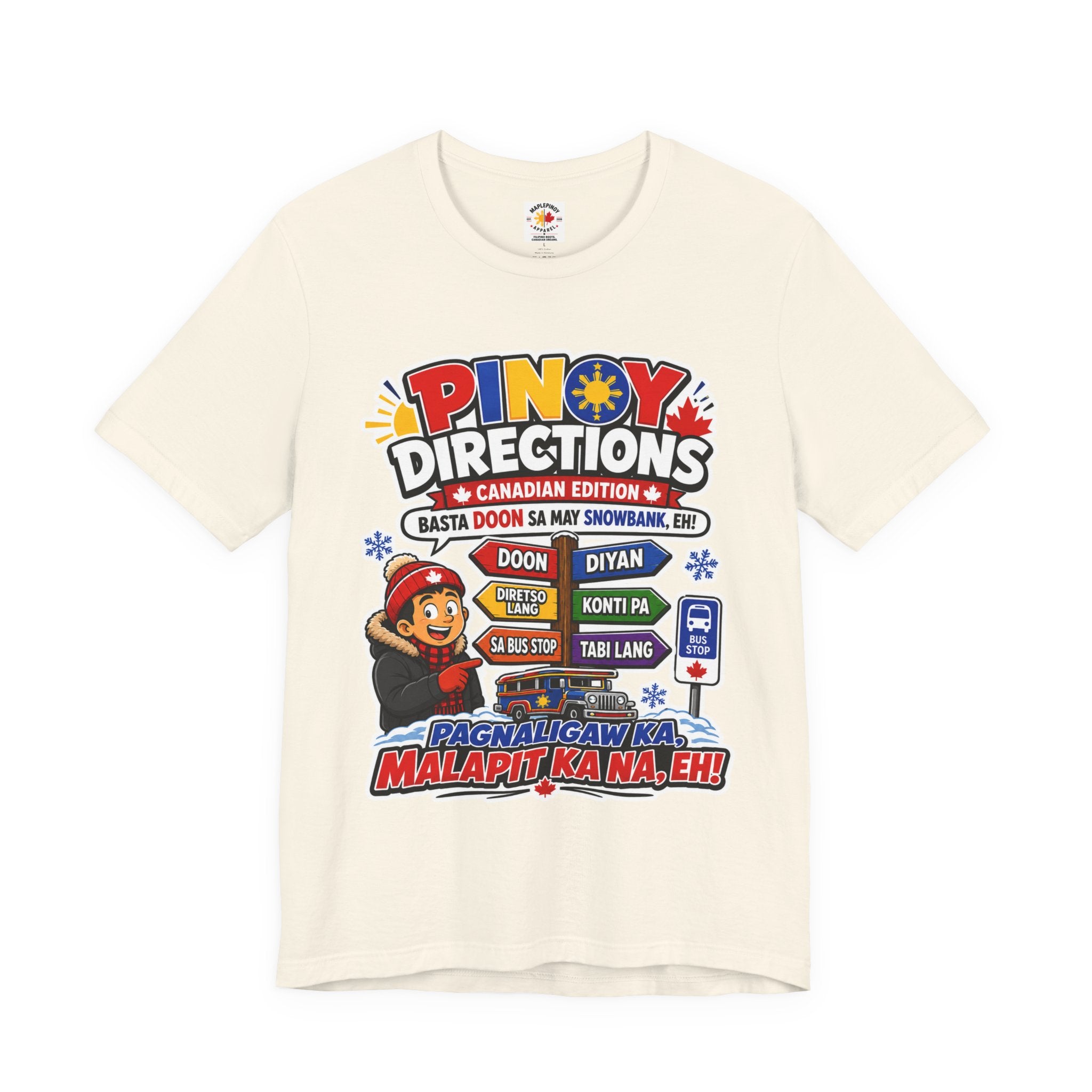 Pinoy Directions: Canadian Edition — Funny Filipino Tee