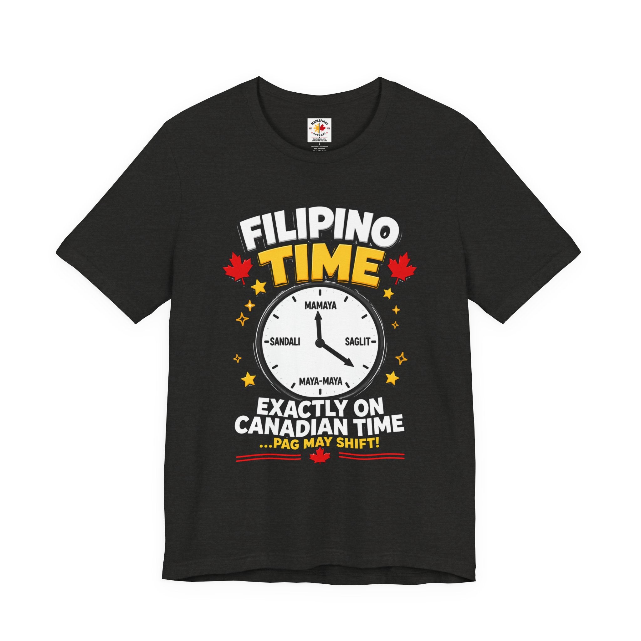 Filipino Time — Funny Pinoy Canadian Clock Tee