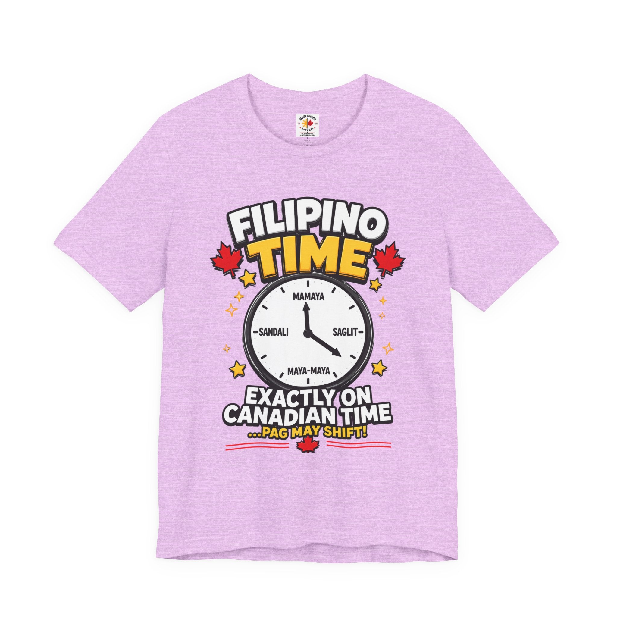 Filipino Time — Funny Pinoy Canadian Clock Tee