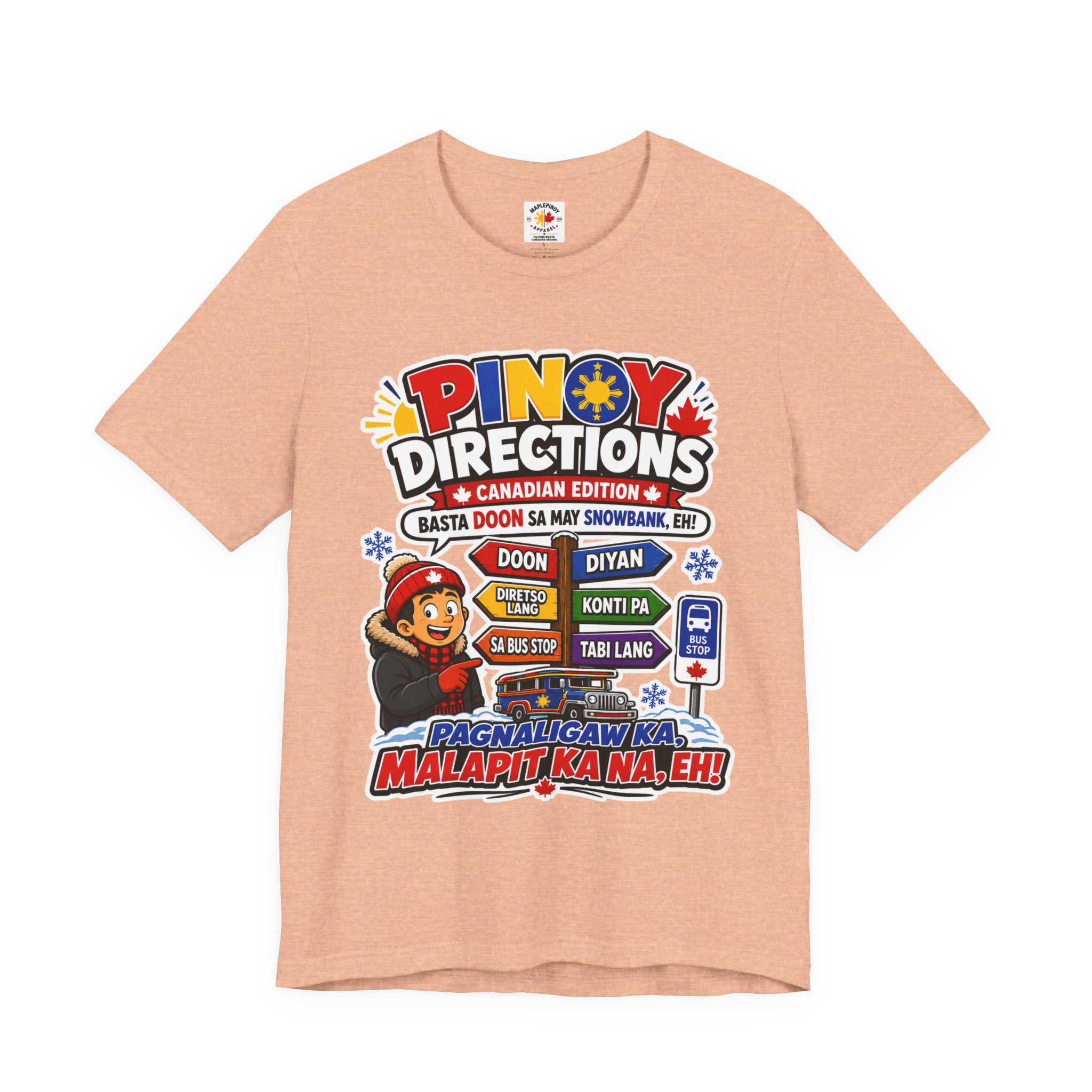 Pinoy Directions: Canadian Edition — Funny Filipino Tee