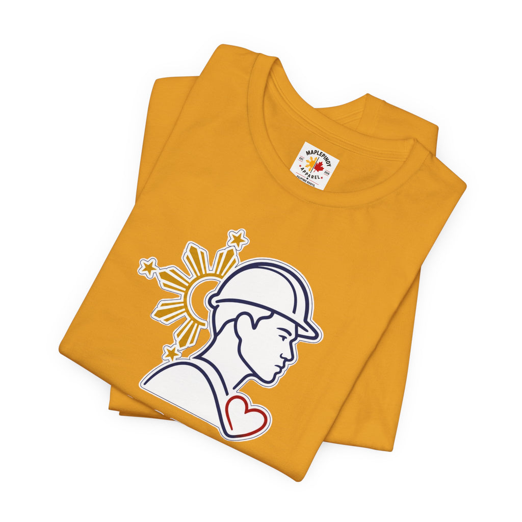 Kayod Para sa Pamilya — Filipino Construction Worker Pride Tee
