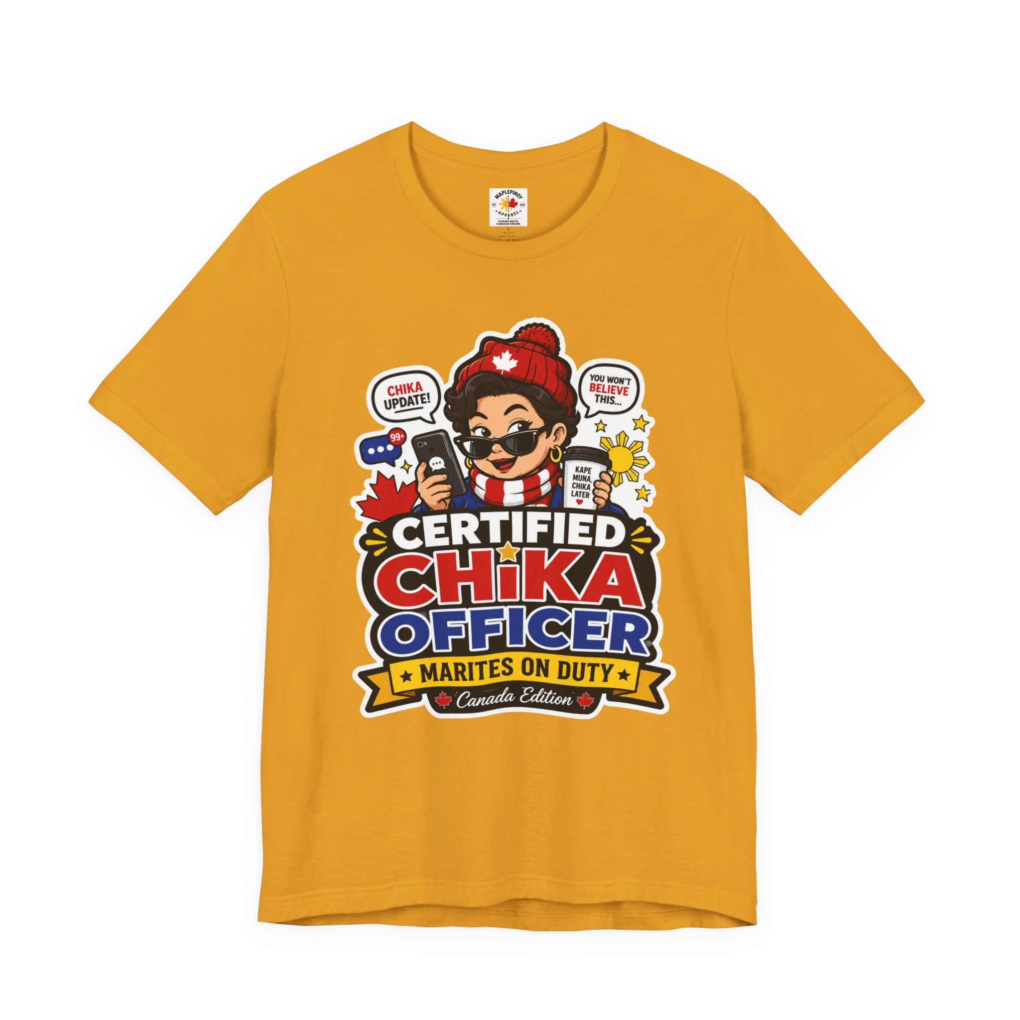 Certified Chika Officer — Funny Filipino Pride Tee