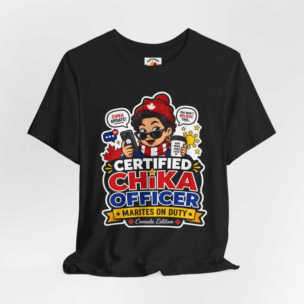 Certified Chika Officer — Funny Filipino Pride Tee