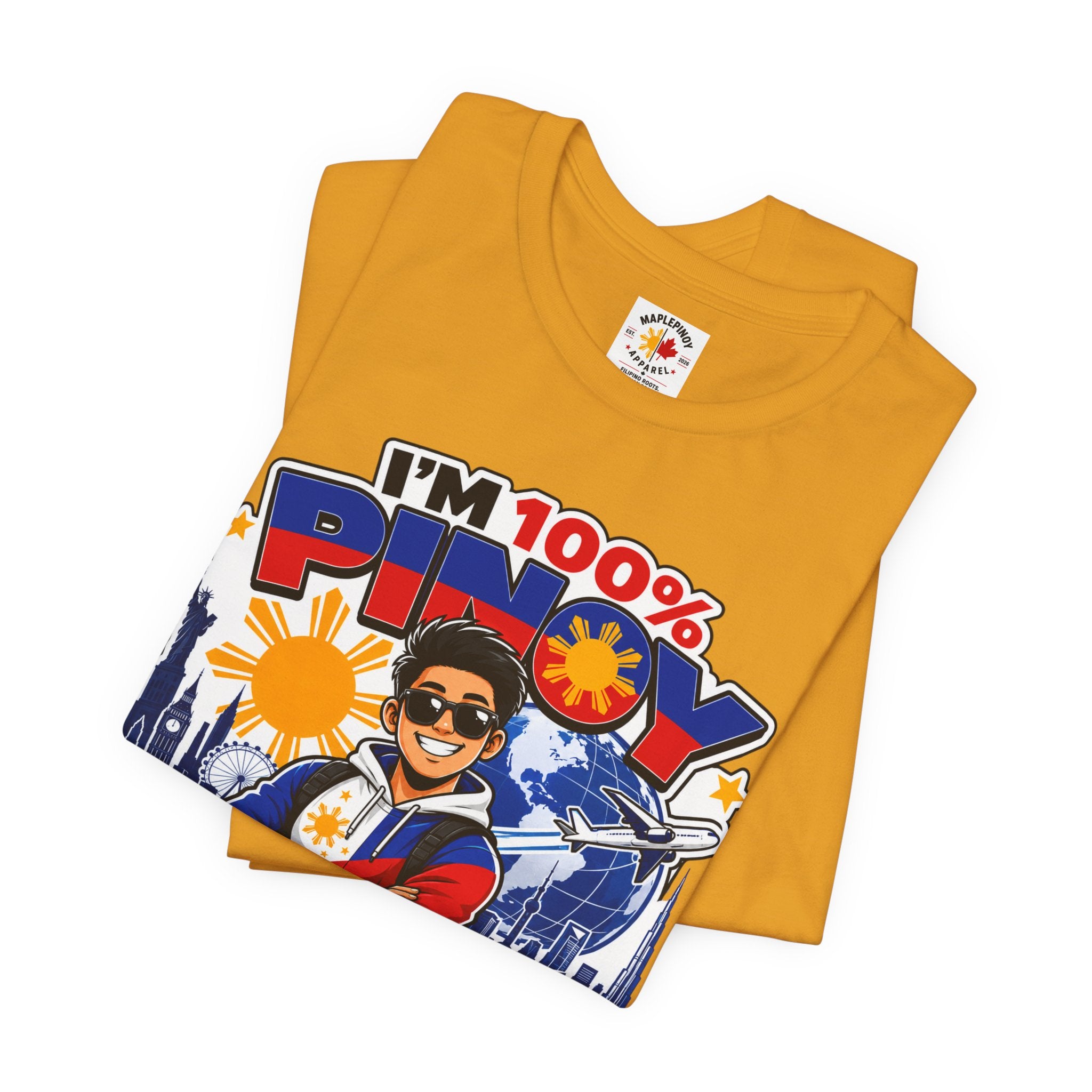 100% Pinoy, Living Abroad — Filipino Pride Tee