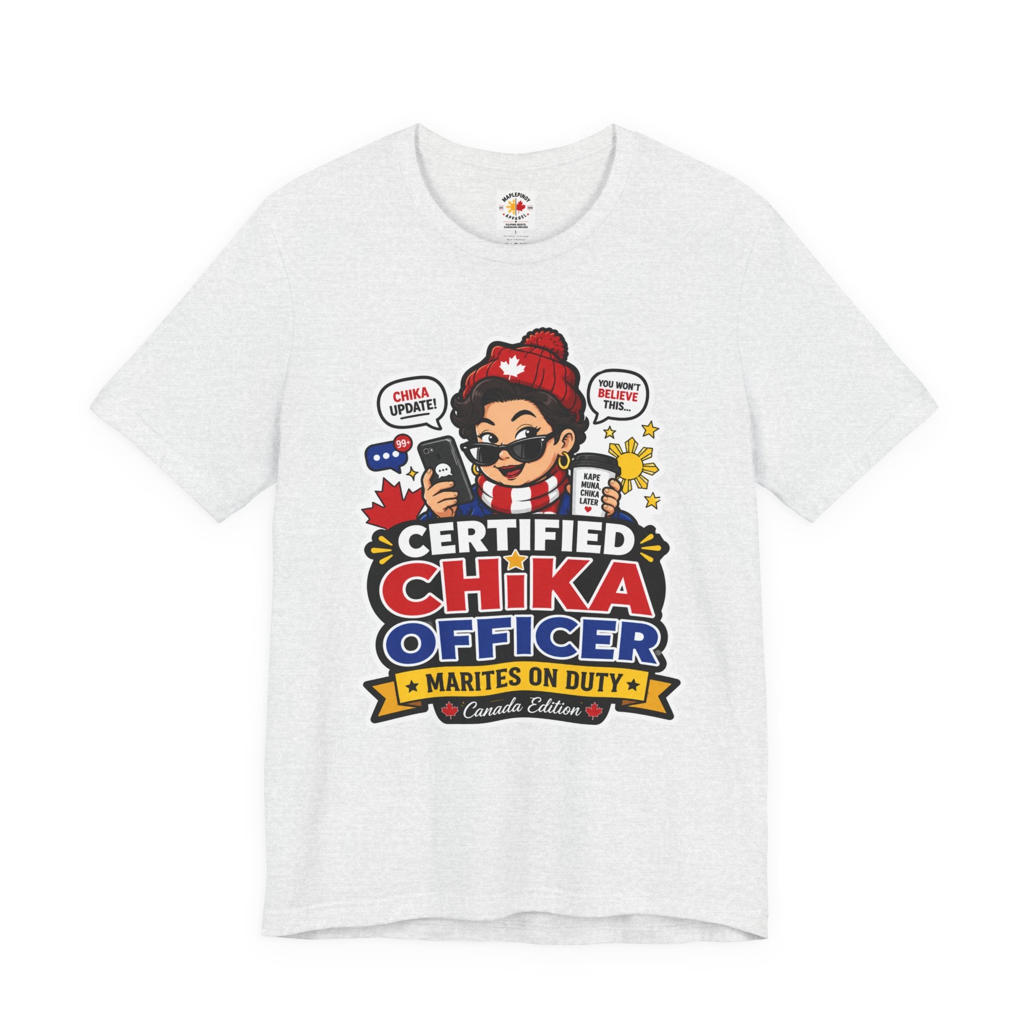 Certified Chika Officer — Funny Filipino Pride Tee