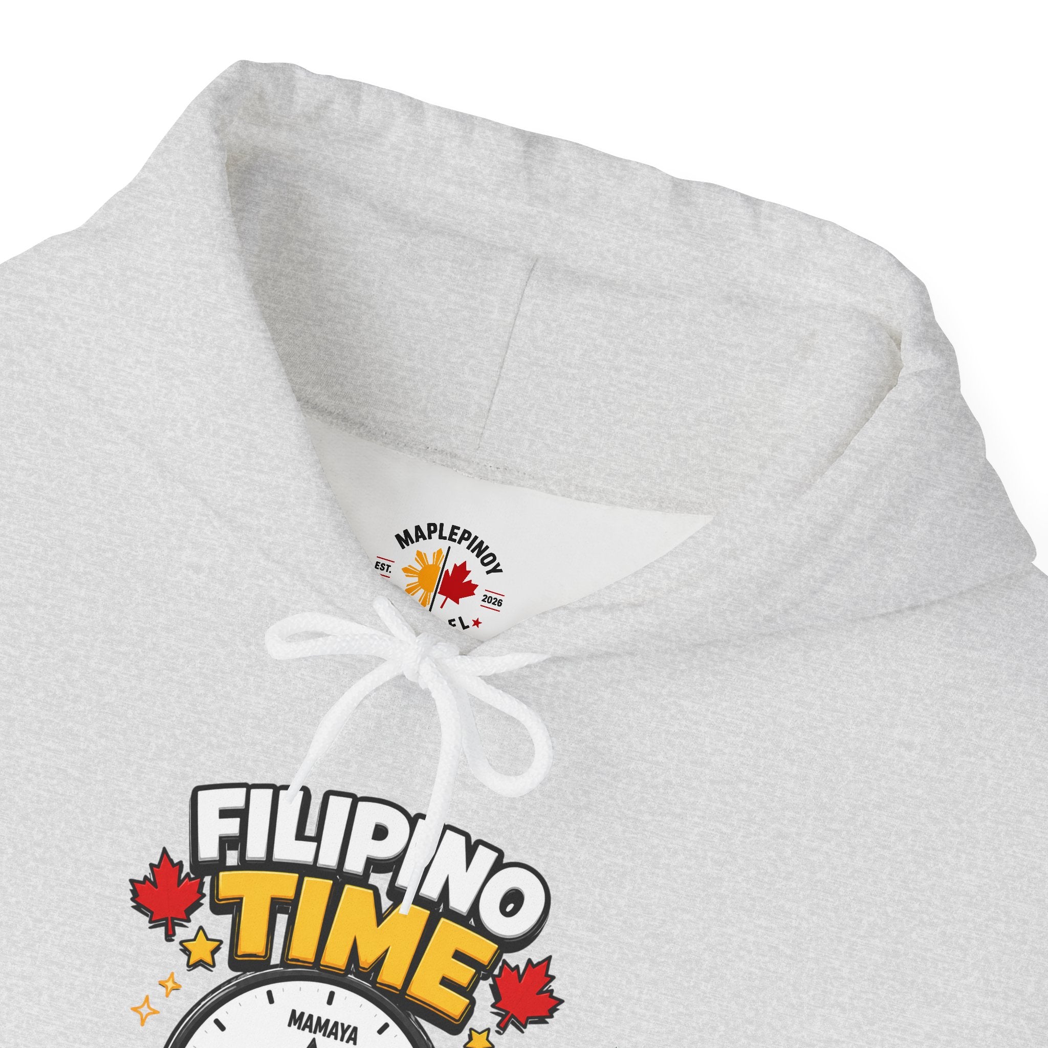 Filipino Time — Funny Pinoy Canadian Graphic Hoodie