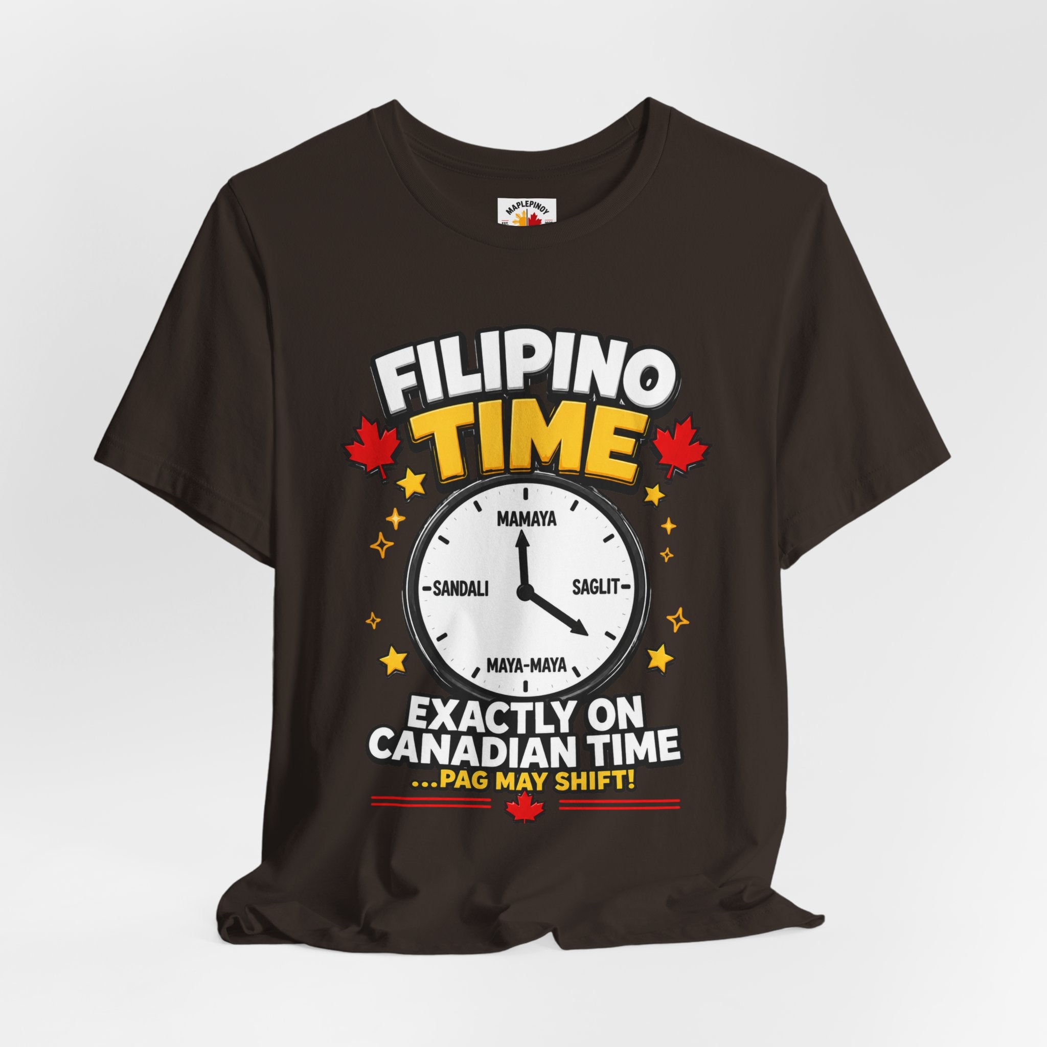 Filipino Time — Funny Pinoy Canadian Clock Tee