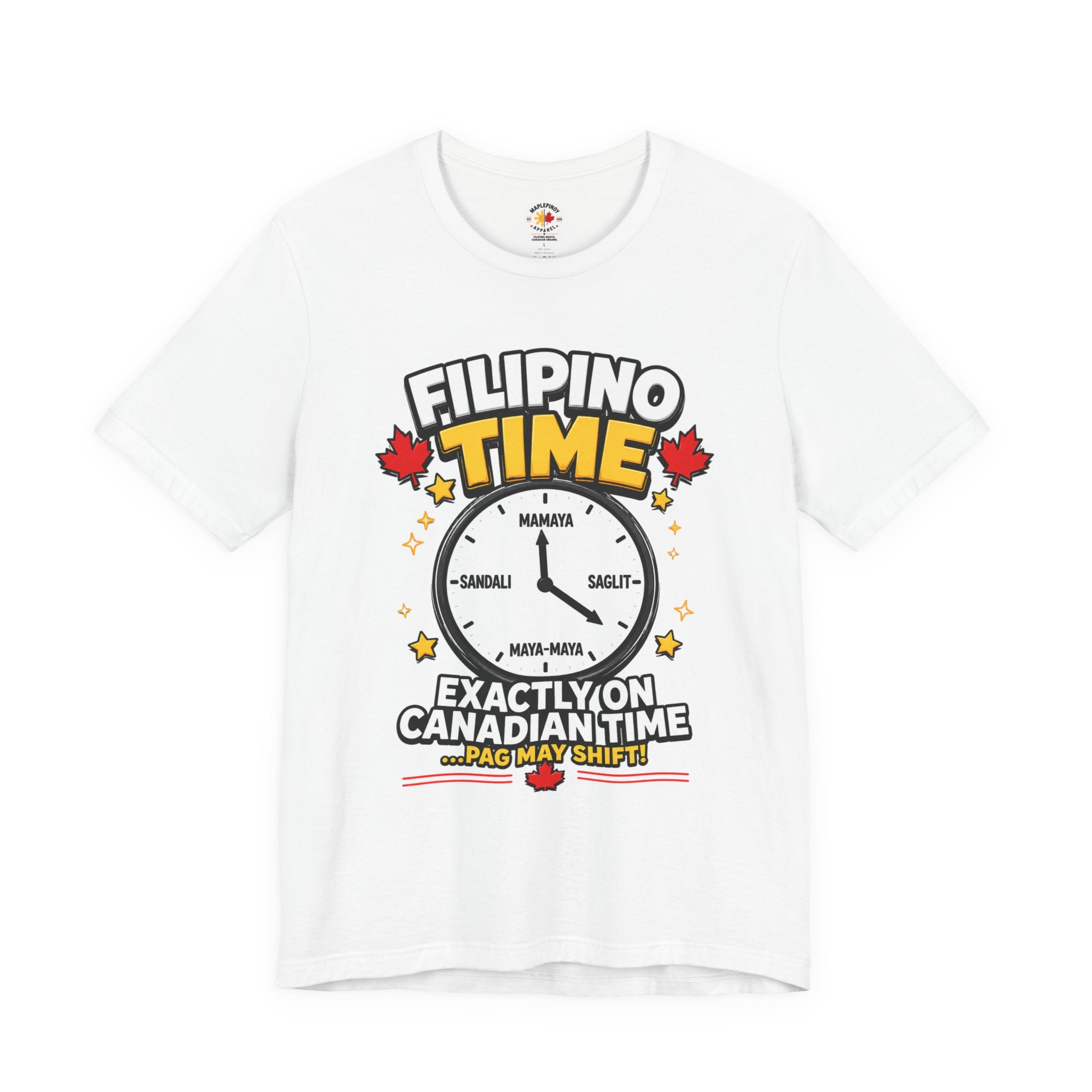 Filipino Time — Funny Pinoy Canadian Clock Tee
