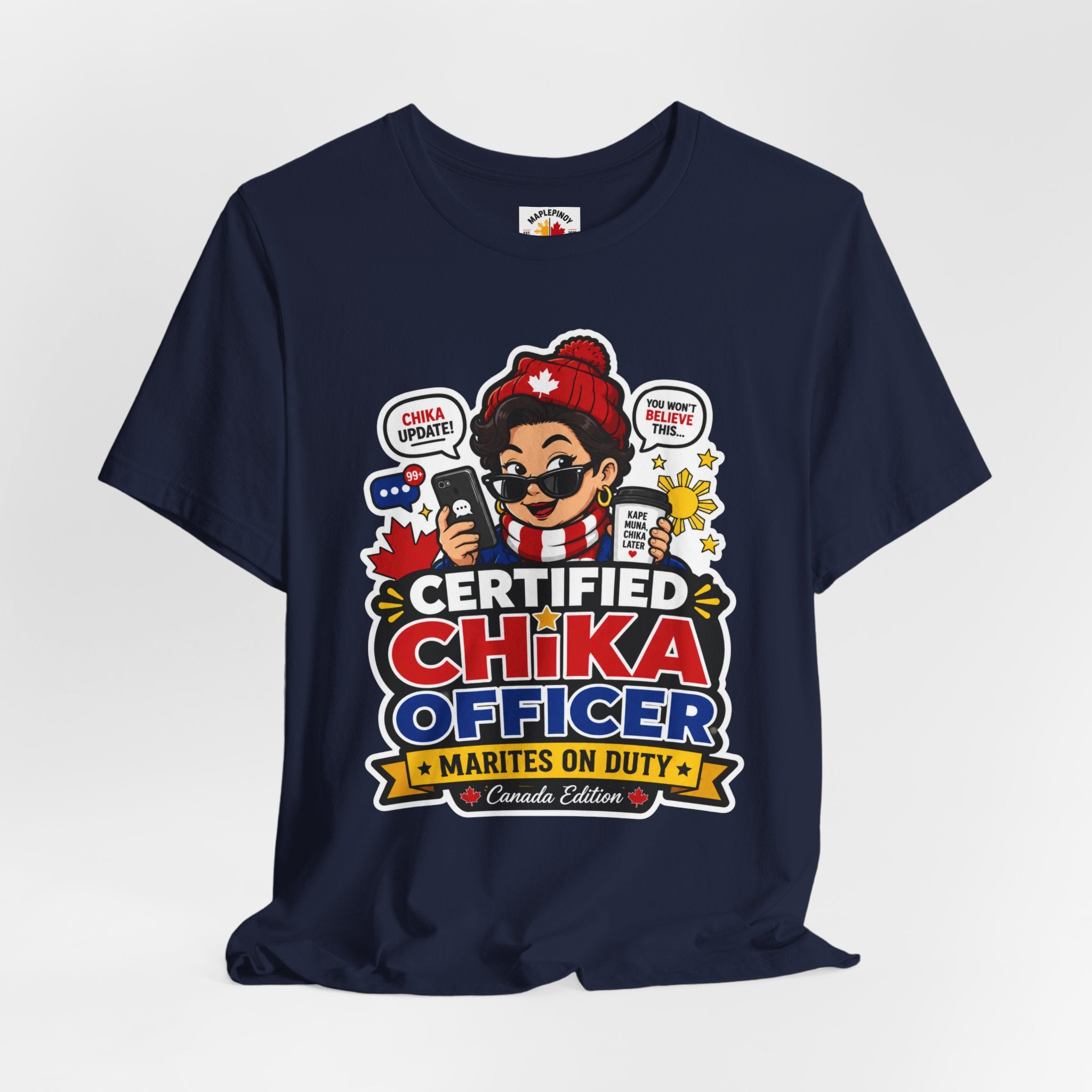 Certified Chika Officer — Funny Filipino Pride Tee