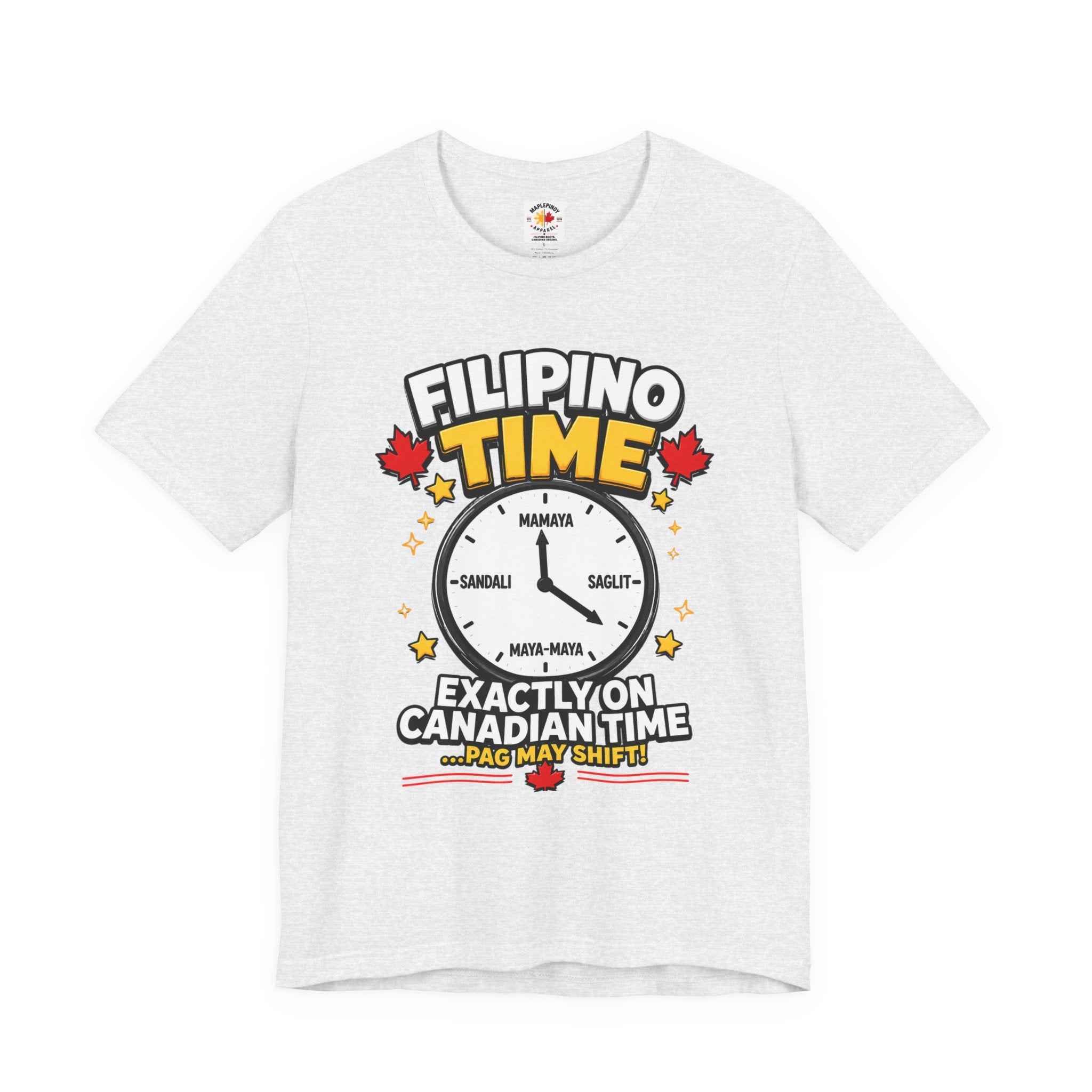 Filipino Time — Funny Pinoy Canadian Clock Tee