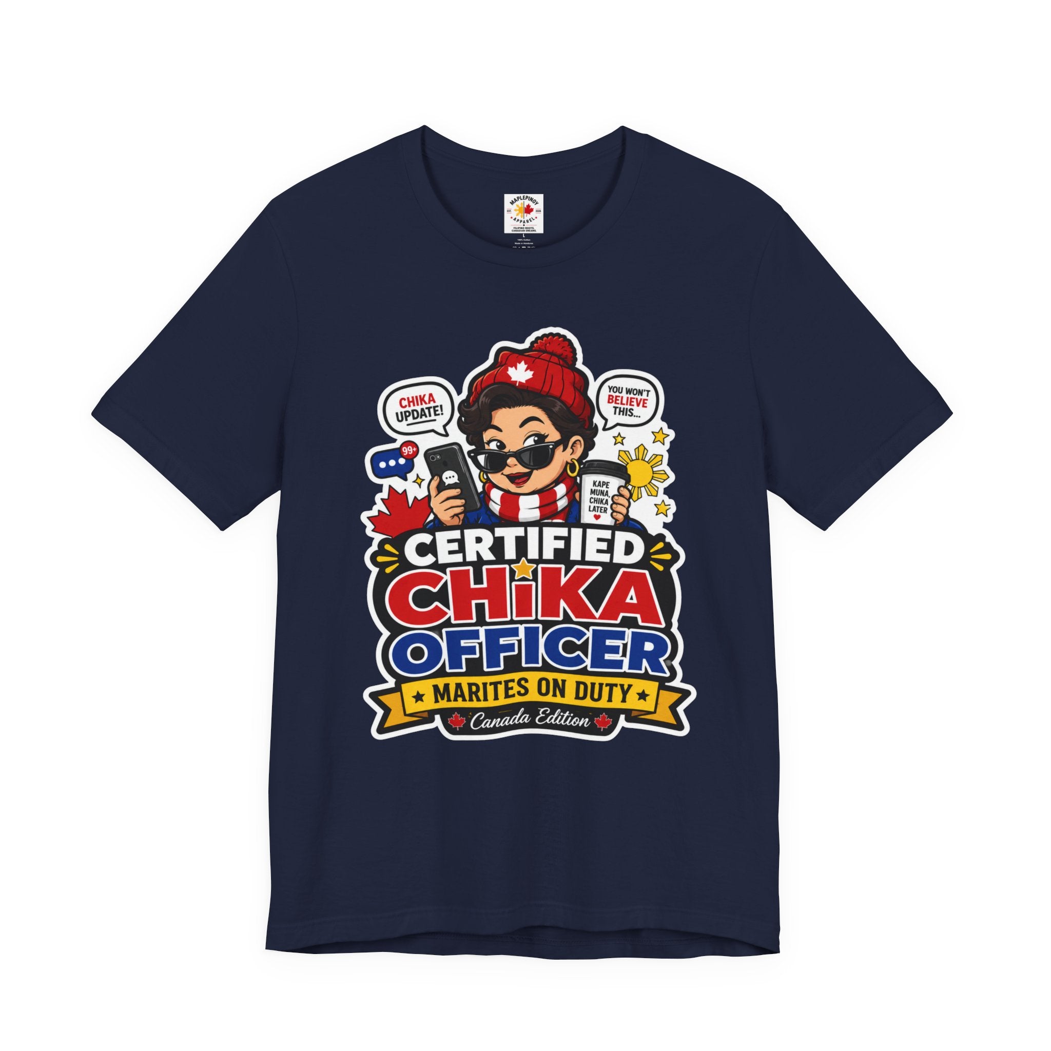 Certified Chika Officer — Funny Filipino Pride Tee
