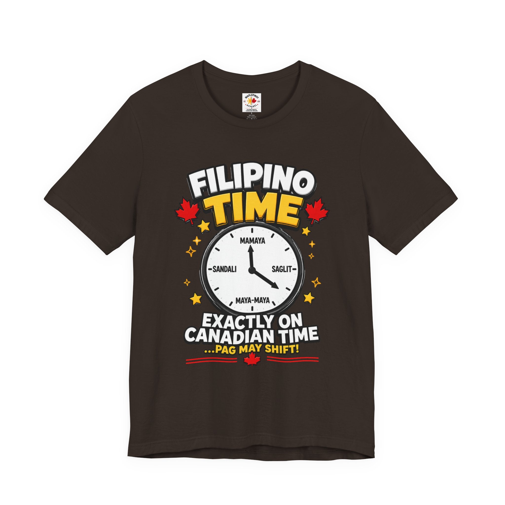 Filipino Time — Funny Pinoy Canadian Clock Tee
