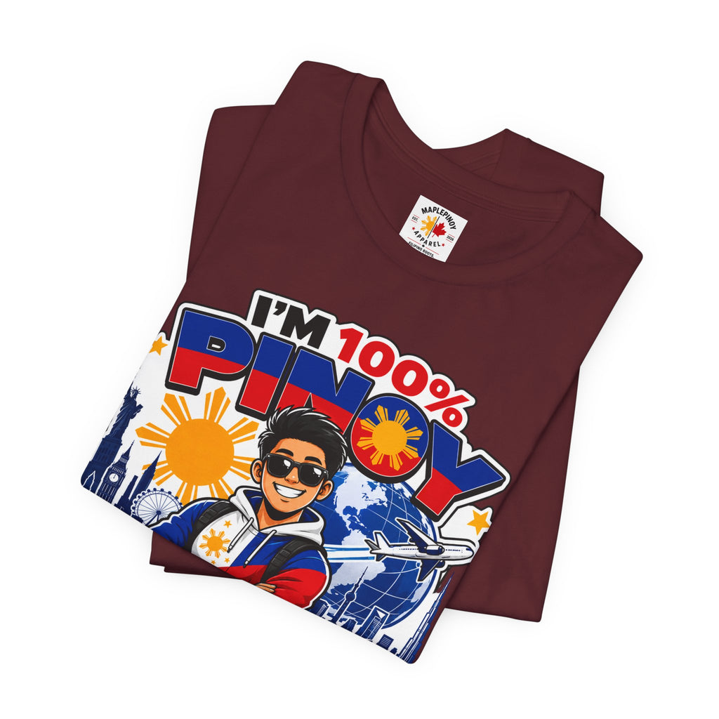100% Pinoy, Living Abroad — Filipino Pride Tee