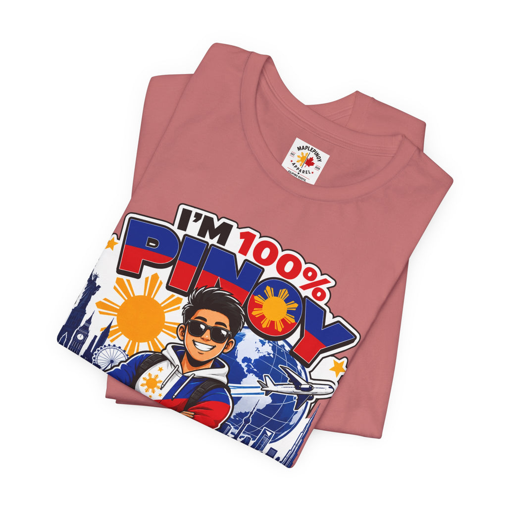 100% Pinoy, Living Abroad — Filipino Pride Tee
