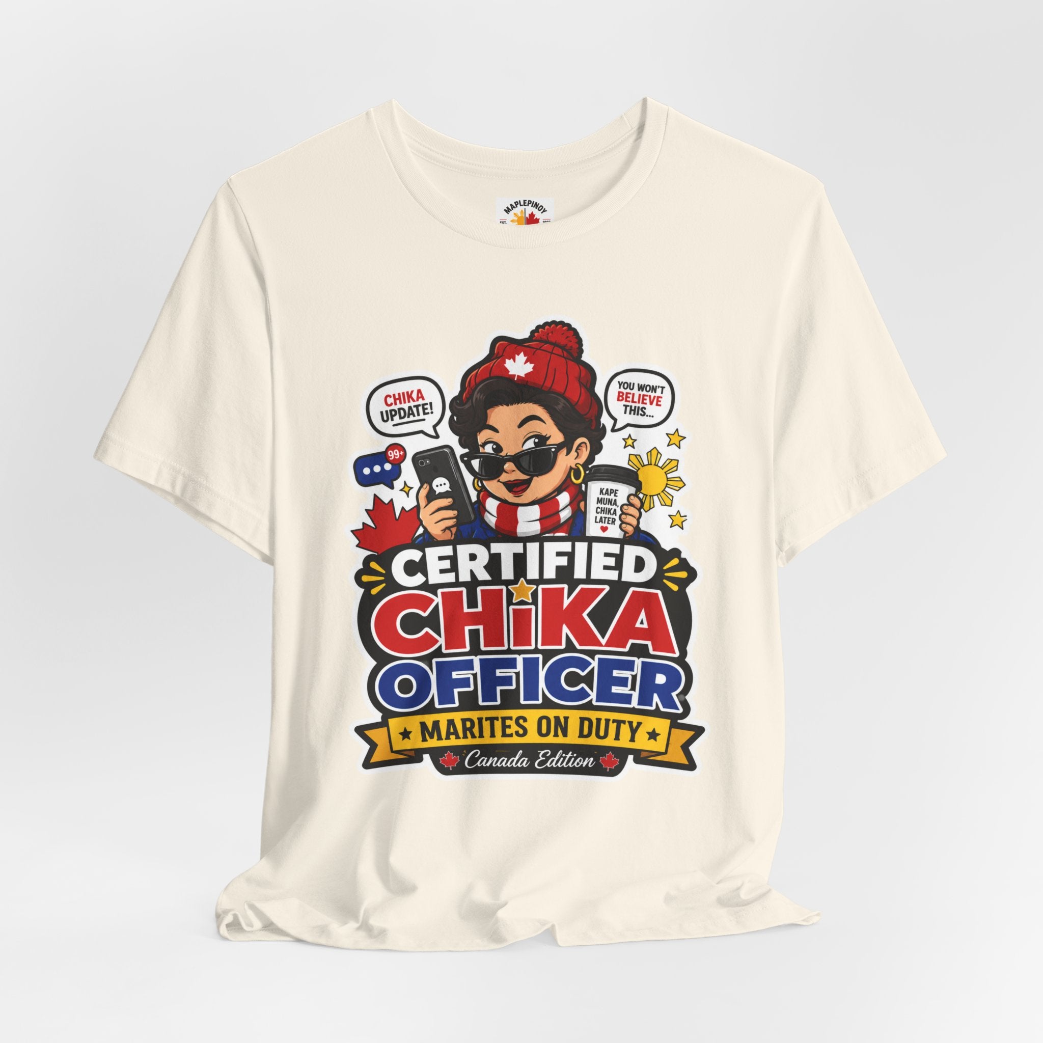 Certified Chika Officer — Funny Filipino Pride Tee