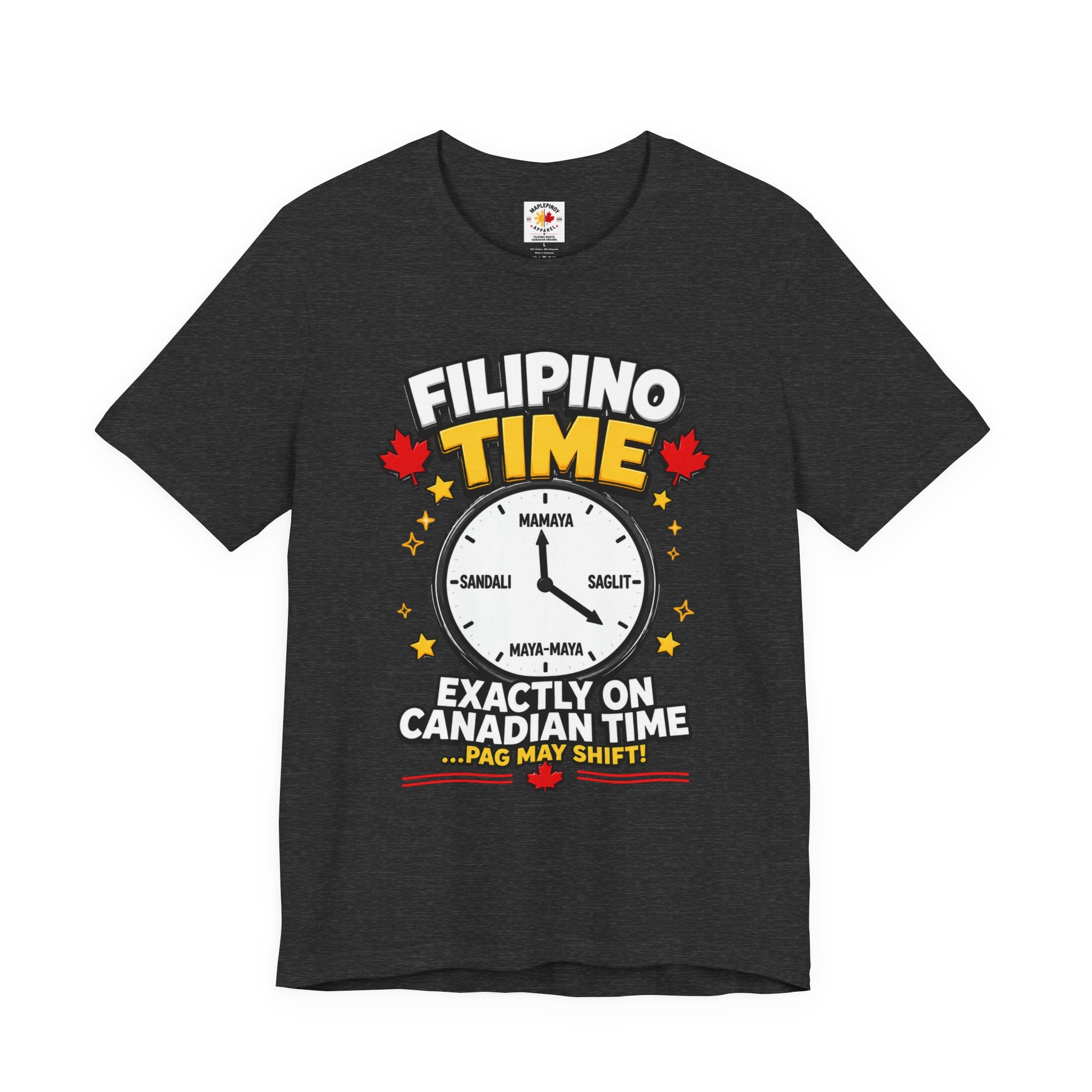 Filipino Time — Funny Pinoy Canadian Clock Tee