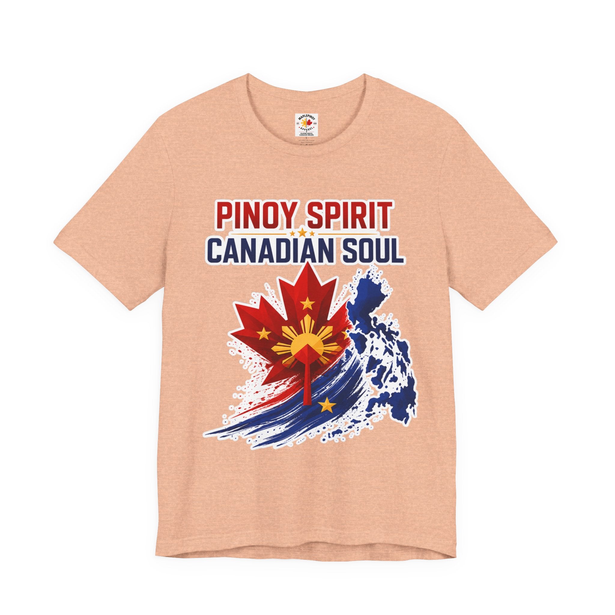 Pinoy Spirit, Canadian Soul — Filipino Canadian Pride Tee